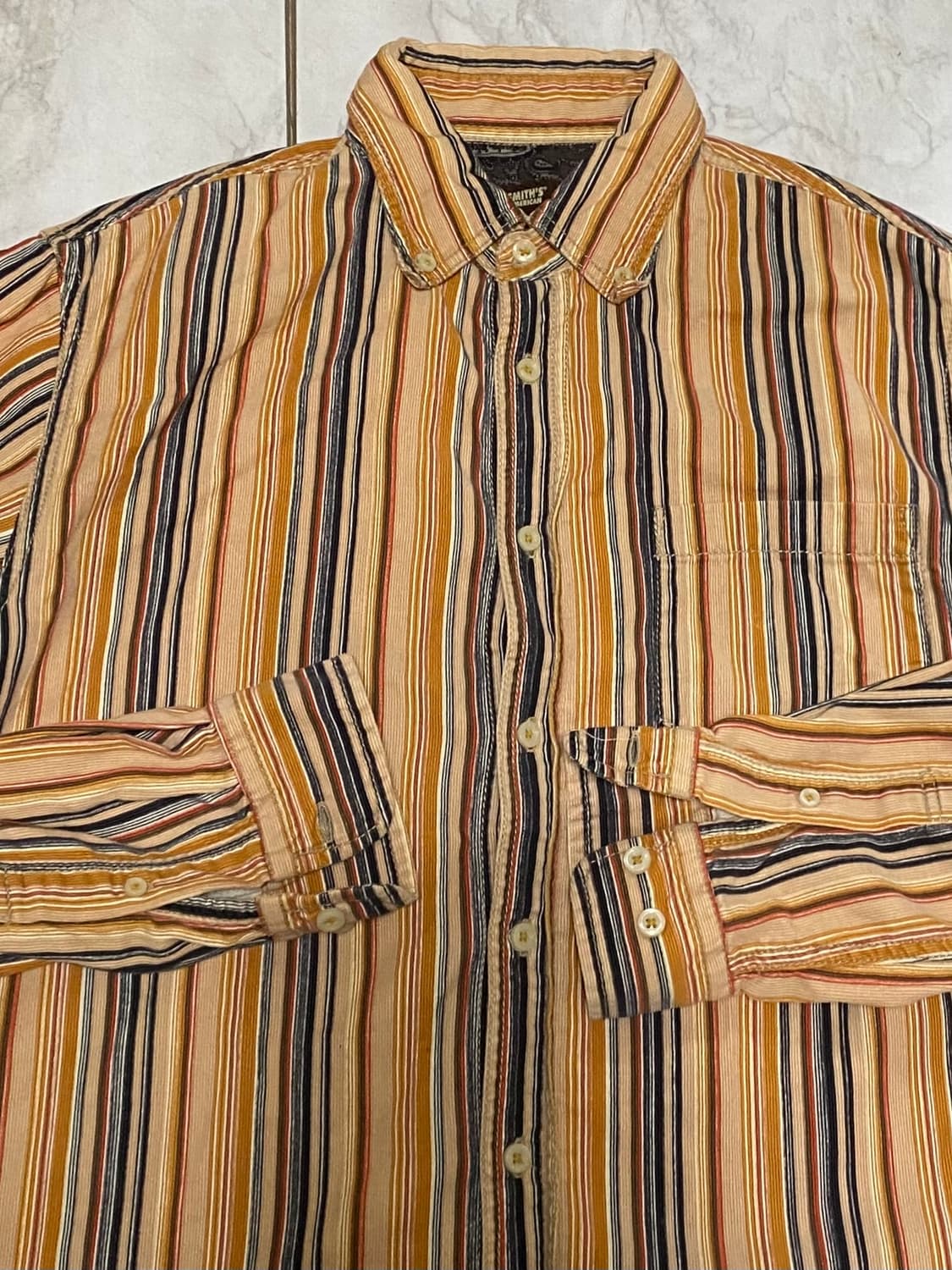 골덴 빈티지 셔츠 사이즈 100 상품이미지4