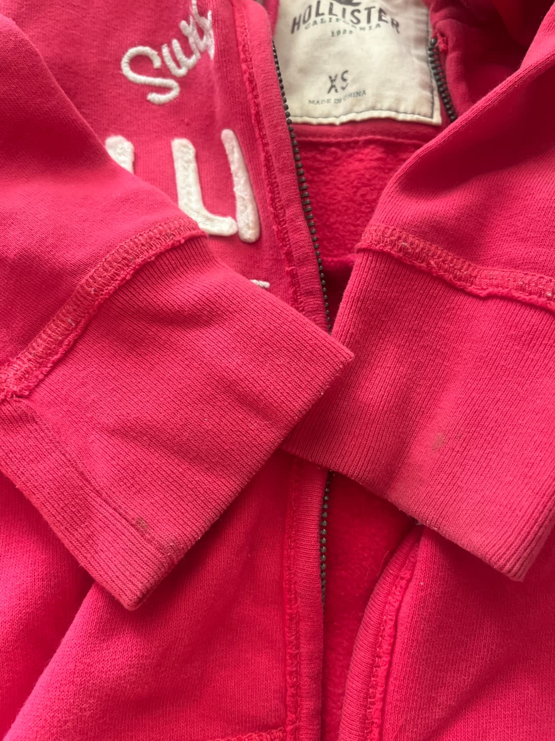 홀리스터 핑크 후드집업 상품이미지4