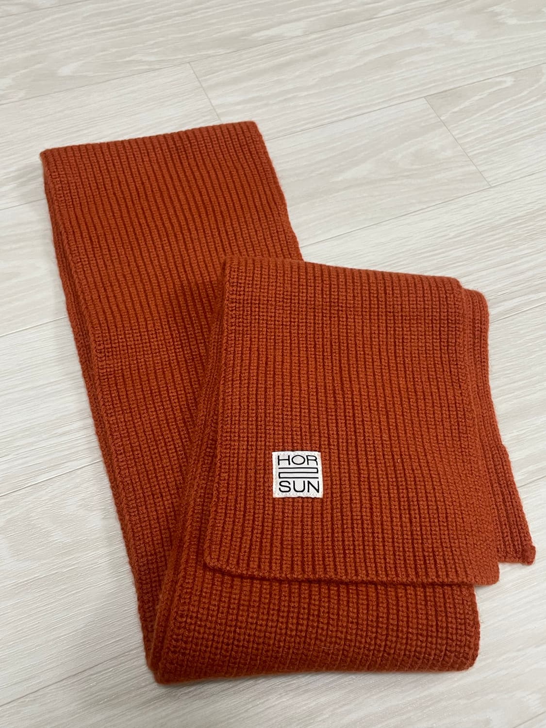 홀리선 Superfine Wool Knit Rib Muffler 상품이미지1