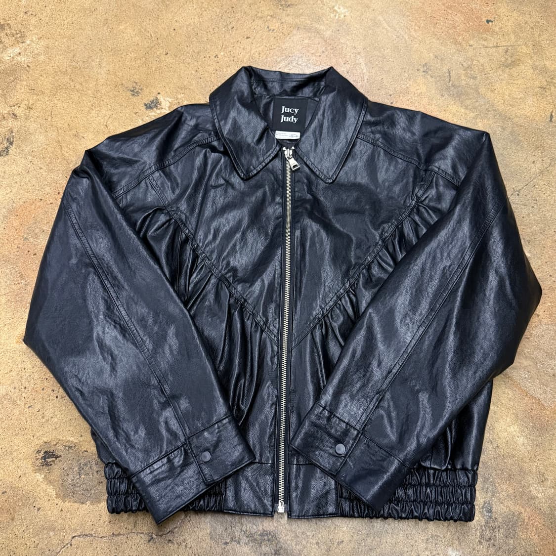 쥬시 주디 블랙 가죽자켓 85 상품이미지2