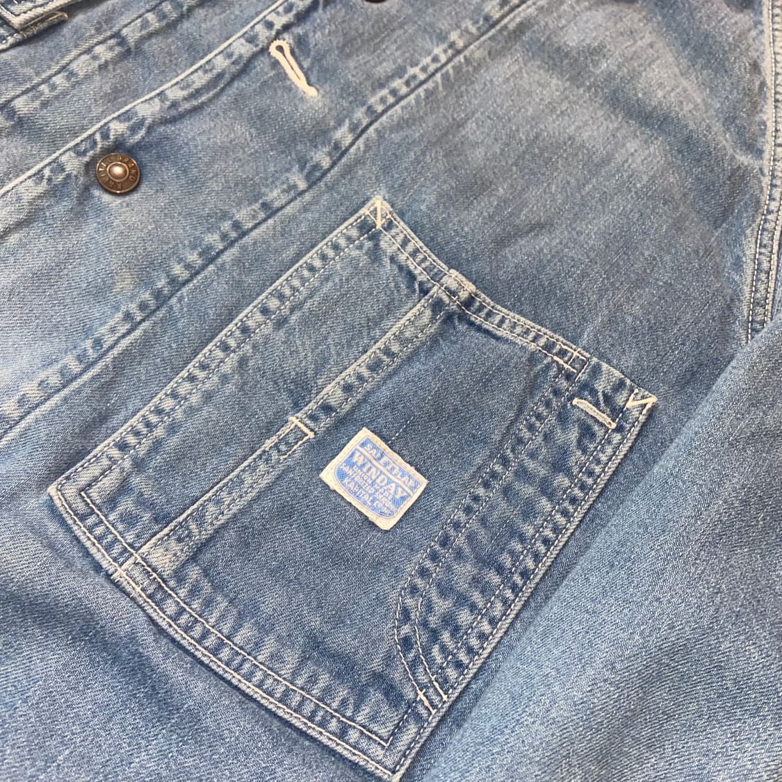 (XL) 캐피탈 데님 워크 자켓 상품이미지5