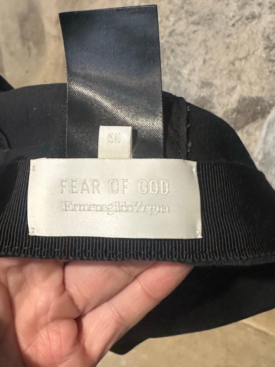 피어오브갓 x 제냐 코튼베이스 볼캡 상품이미지2