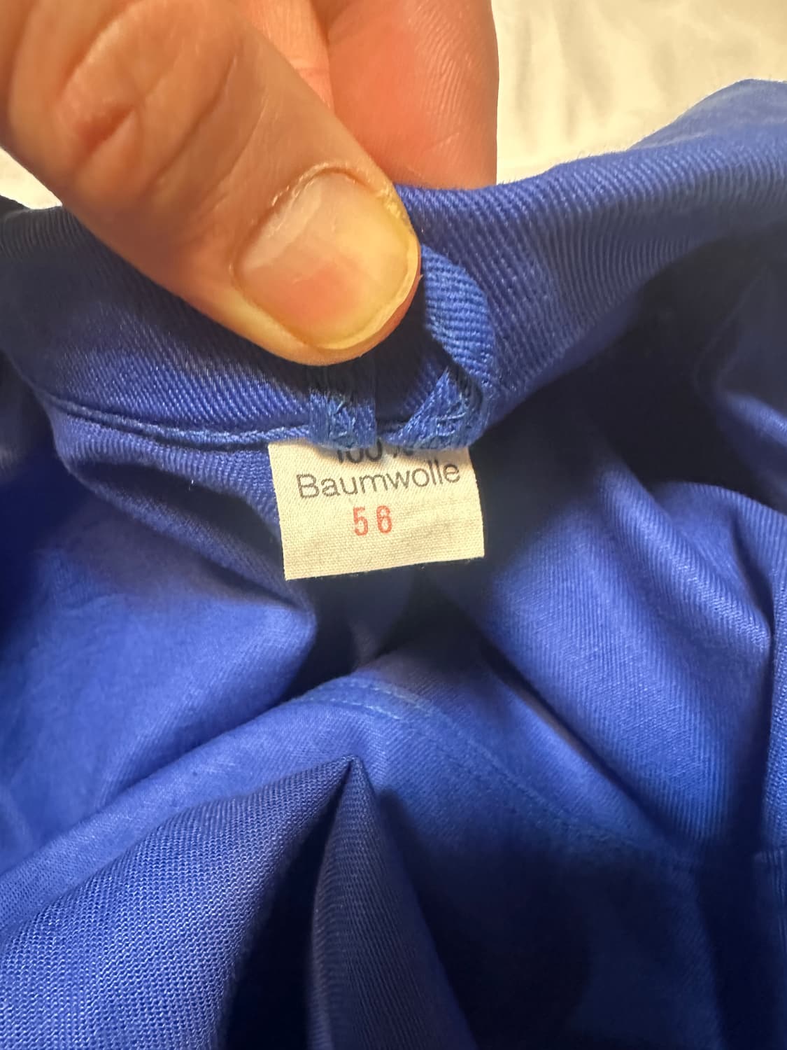 데드스탁) 프렌치블루 색 워크자켓입니다 상품이미지5