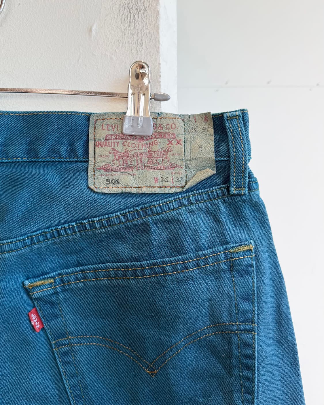 리바이스 블루 501 스트레이트 팬츠  상품이미지7