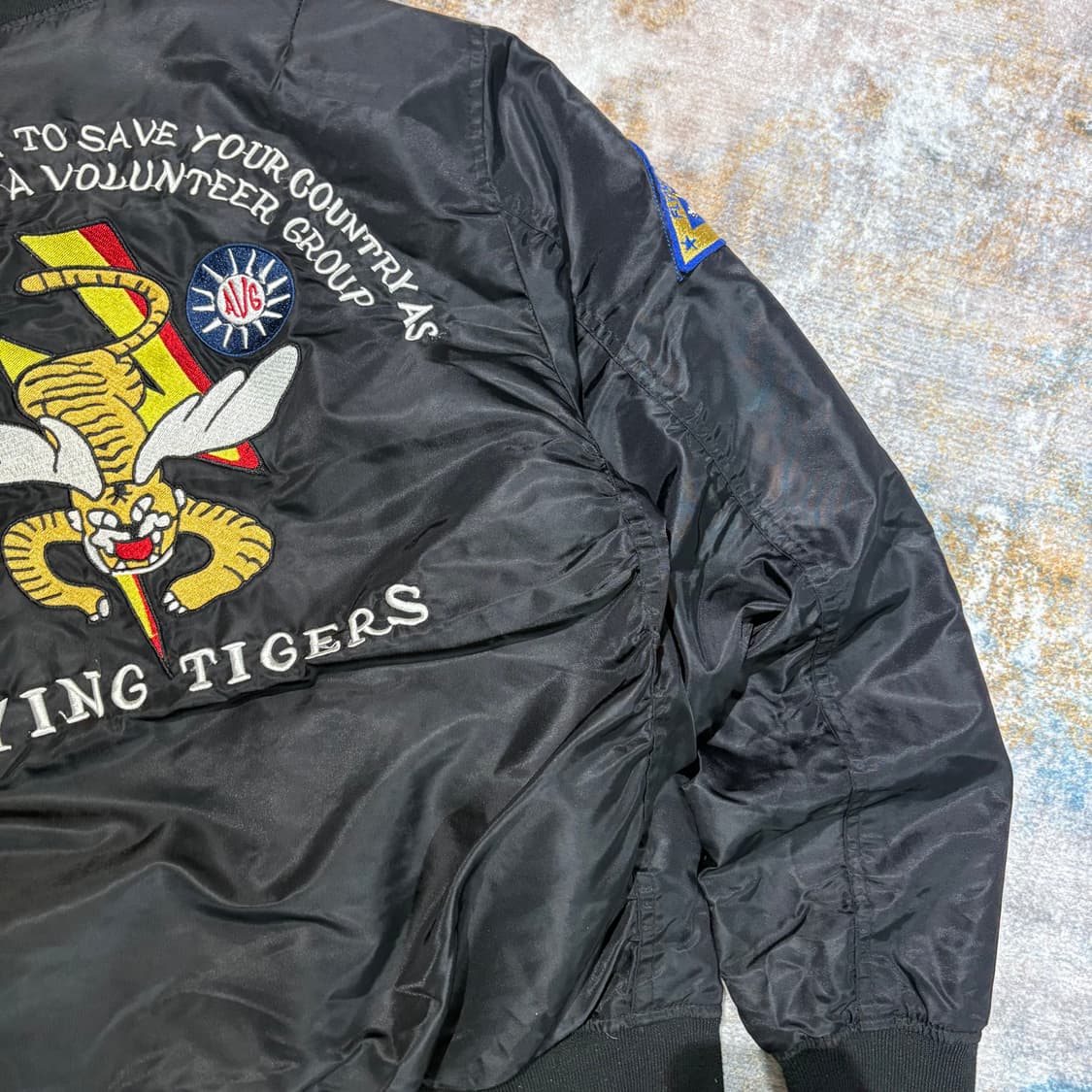 Gentle W 빈티지 ma-1 봄버 자켓 상품이미지4