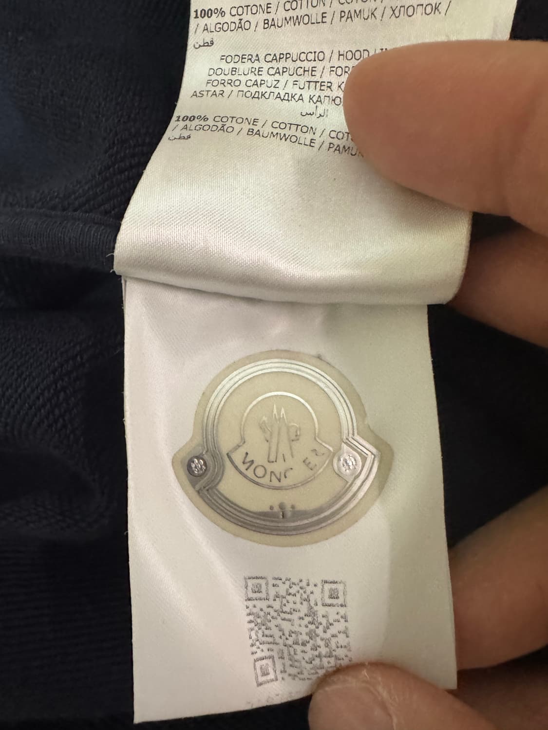 몽클레어 후드집업 - 네이비 상품이미지2