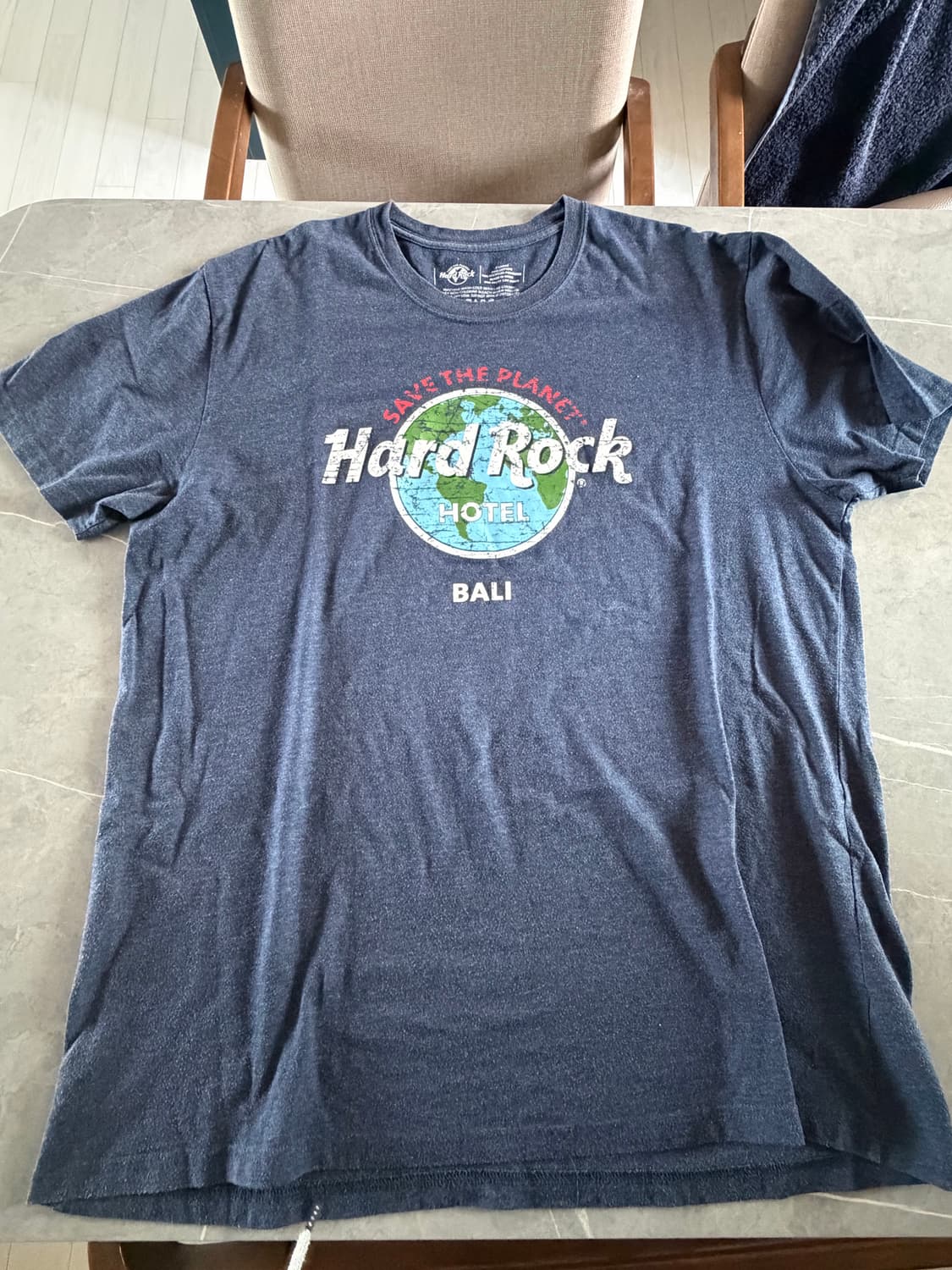 하드락카페 발리 네이비 반팔 XL (hard rock cafe) 상품이미지4
