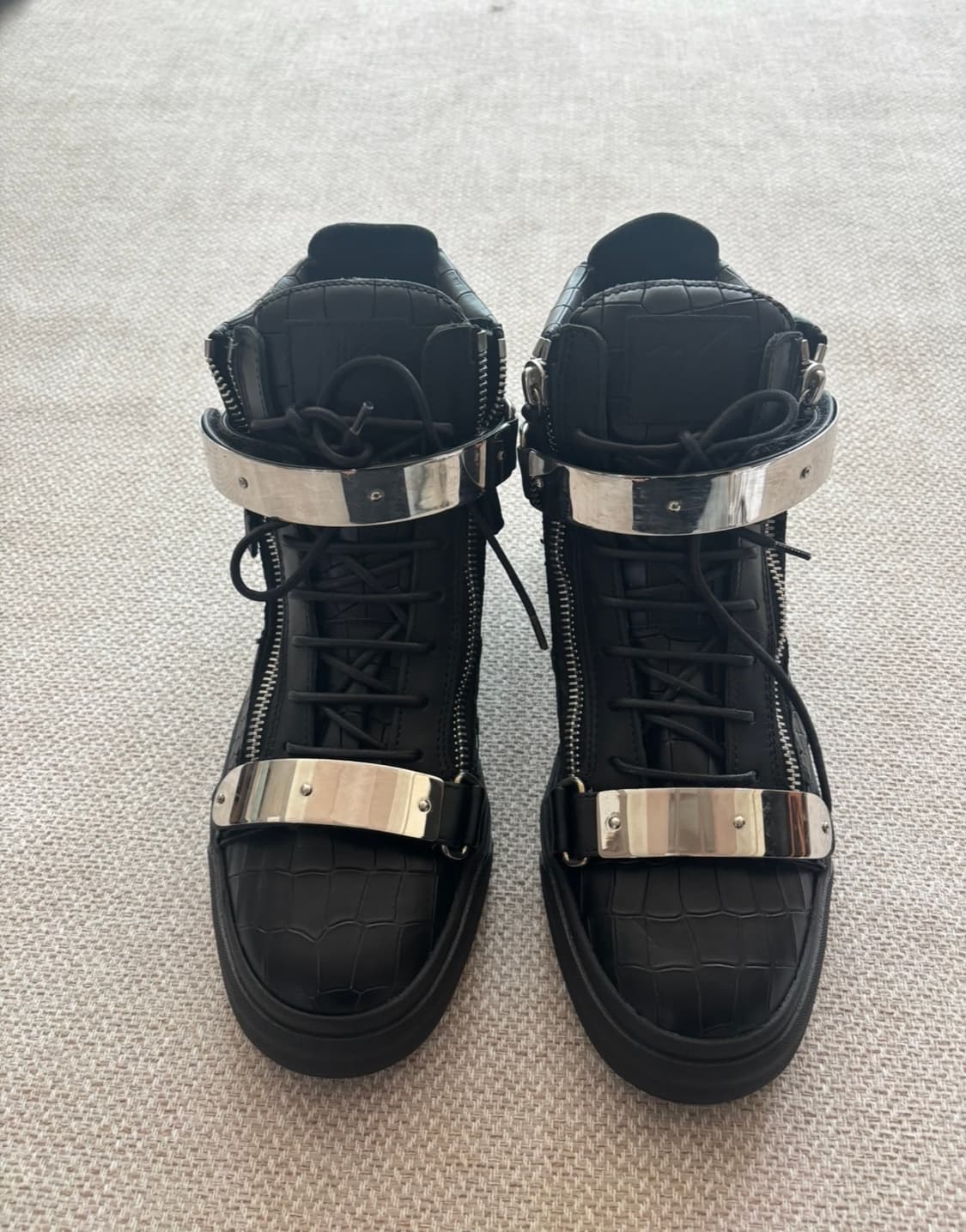 쥬세페자노티 하이탑 스니커즈 크로커다일 43 상품이미지4