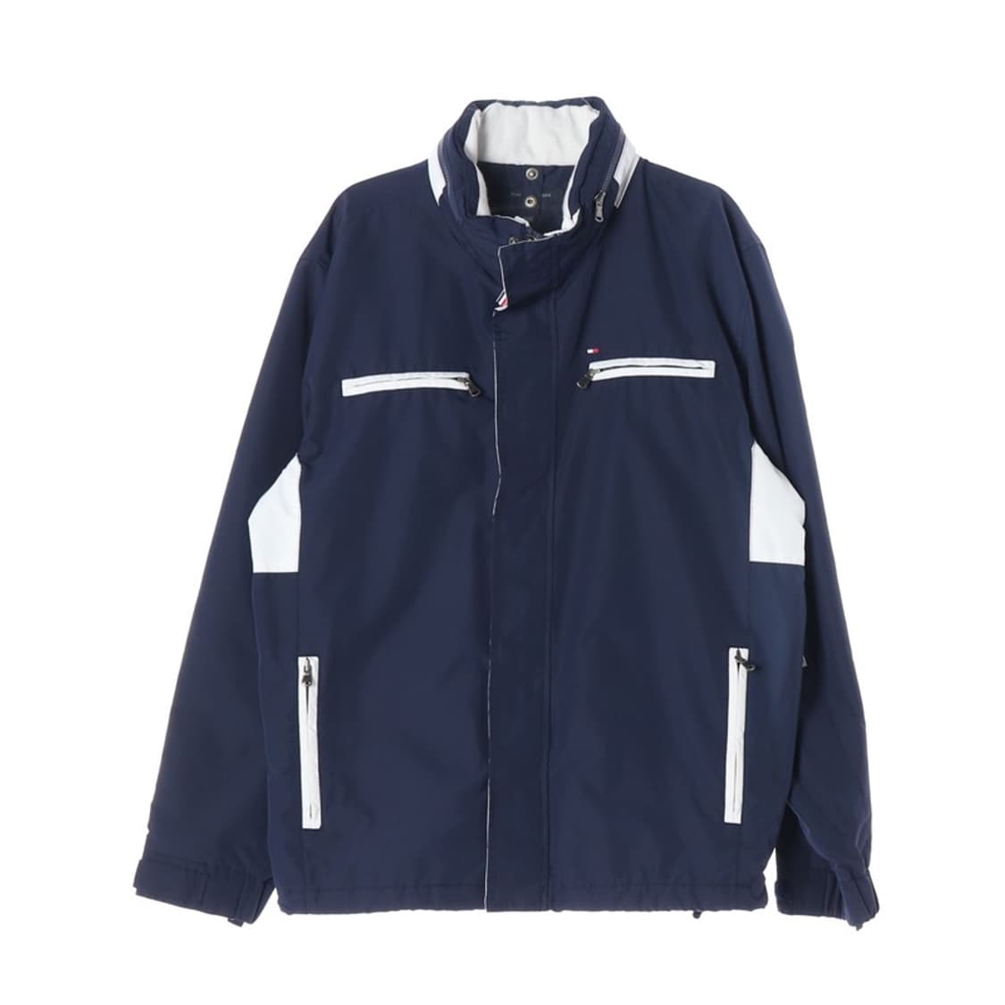 타미힐피거 올드스쿨 네이비 배색 바람막이 XL 상품이미지1