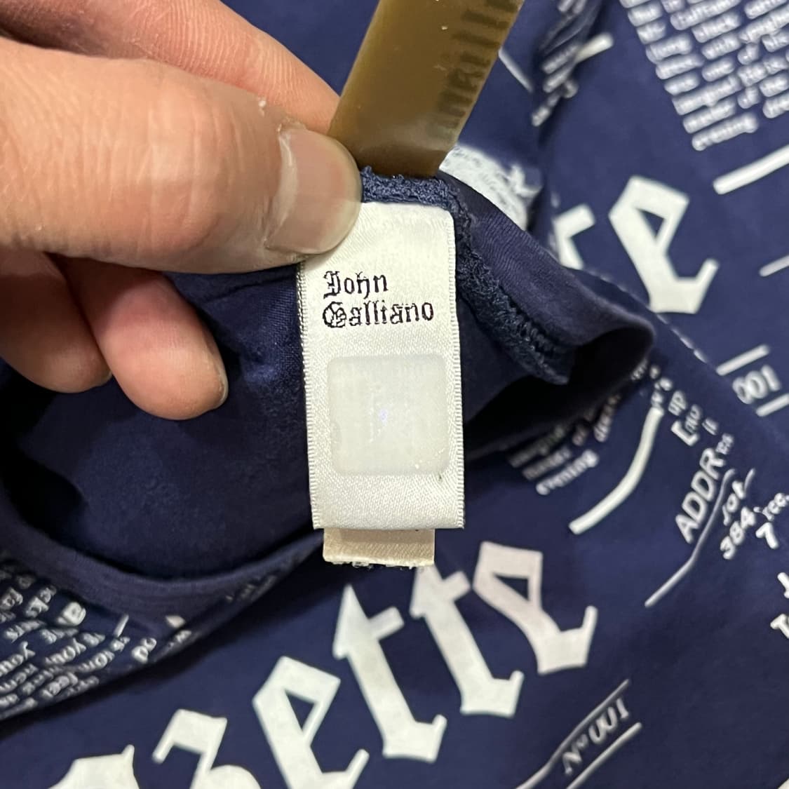  존갈리아노 레터링 티셔츠 y15204 상품이미지6