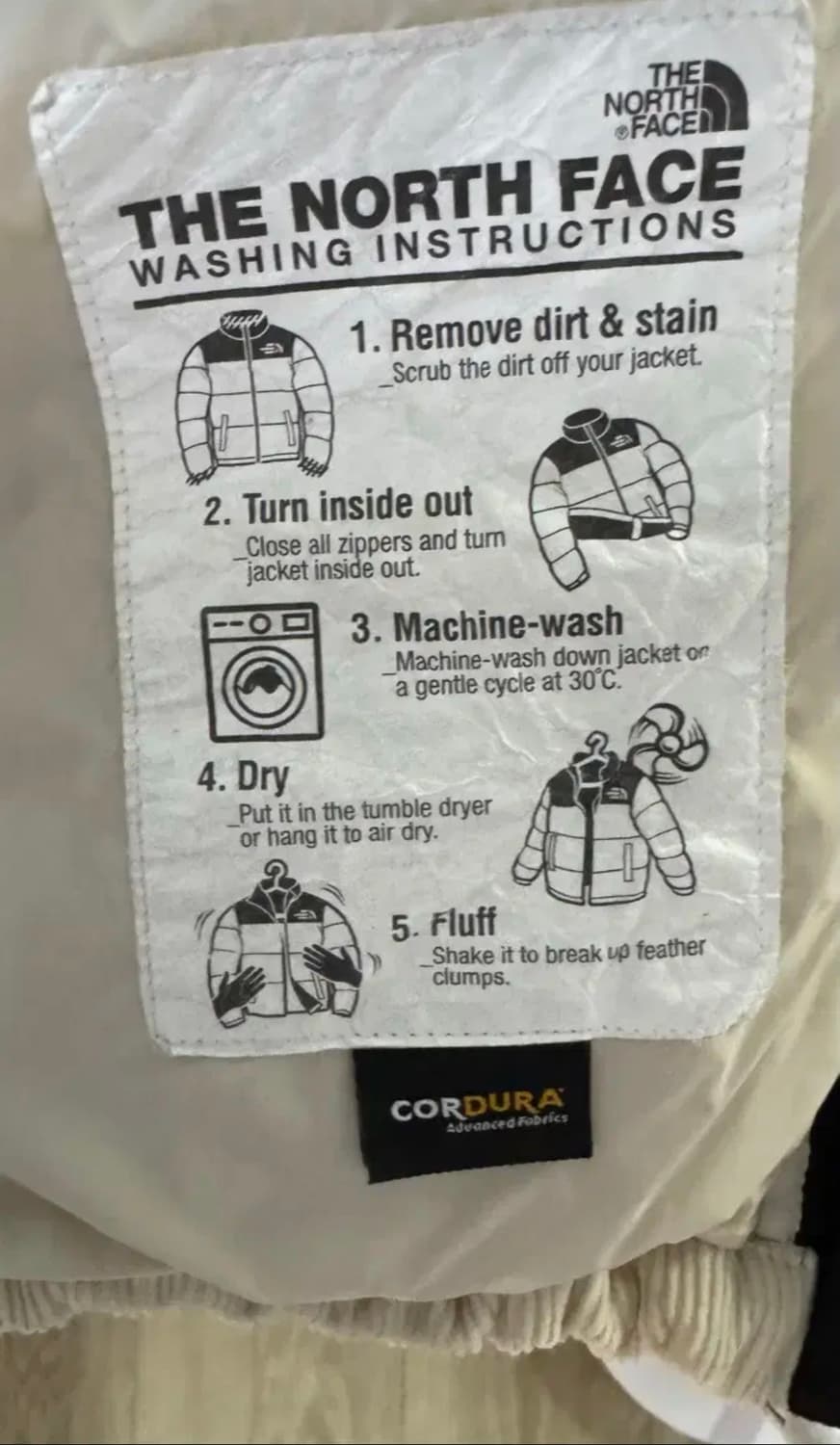 노스페이스 눕시 골지 아이보리 xL 상품이미지4