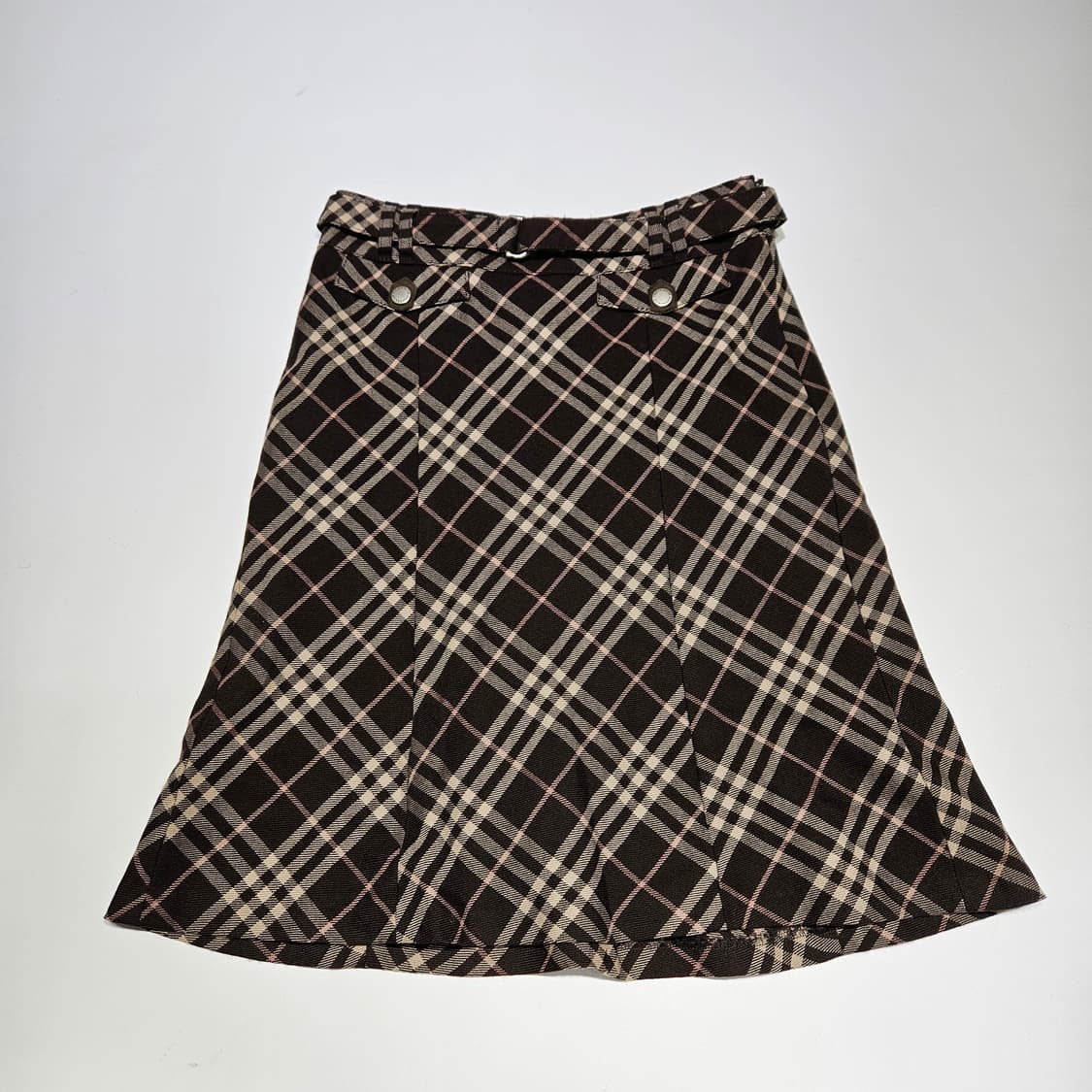 버버리 체크 스커트[36] 상품이미지2