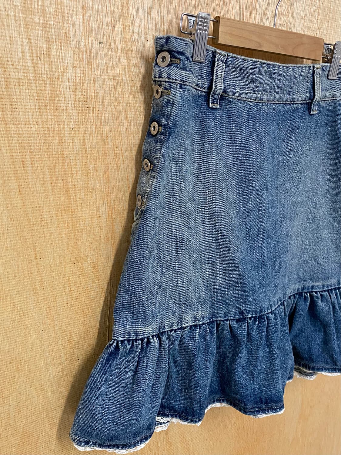 MIU MIU denim frill skirt 미우미우 프릴 스커트 상품이미지5