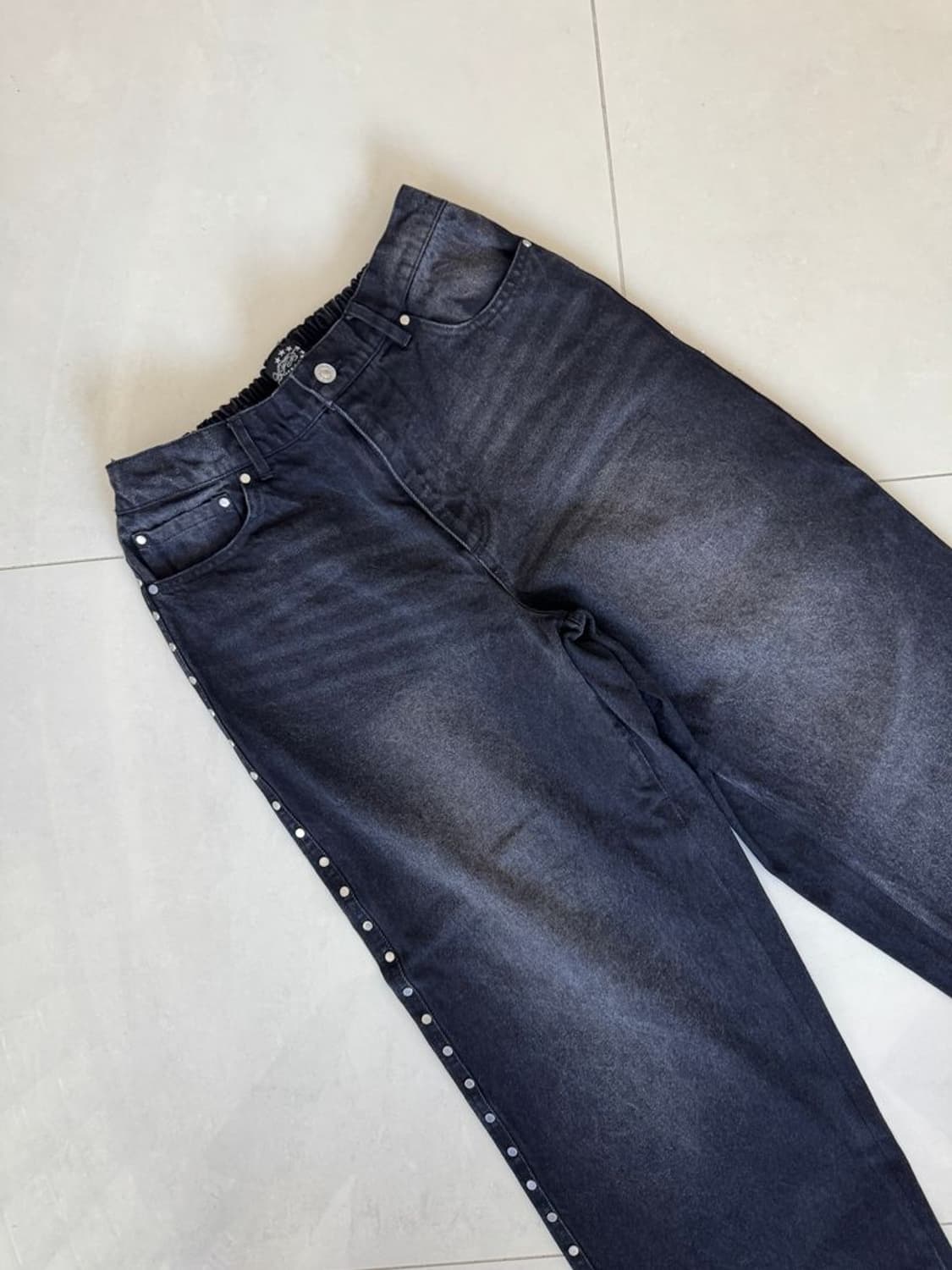 STUDDED PANTS 스트레이트 스터드 팬츠 상품이미지2