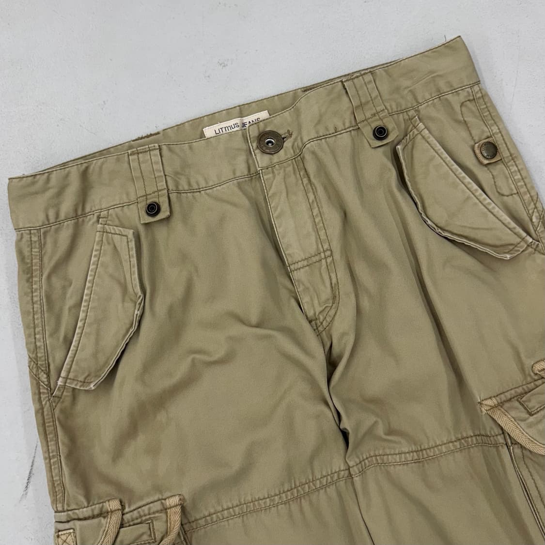 멀티포켓 Y2K 탄창 와이드 빈티지 디테일 카고팬츠 상품이미지4