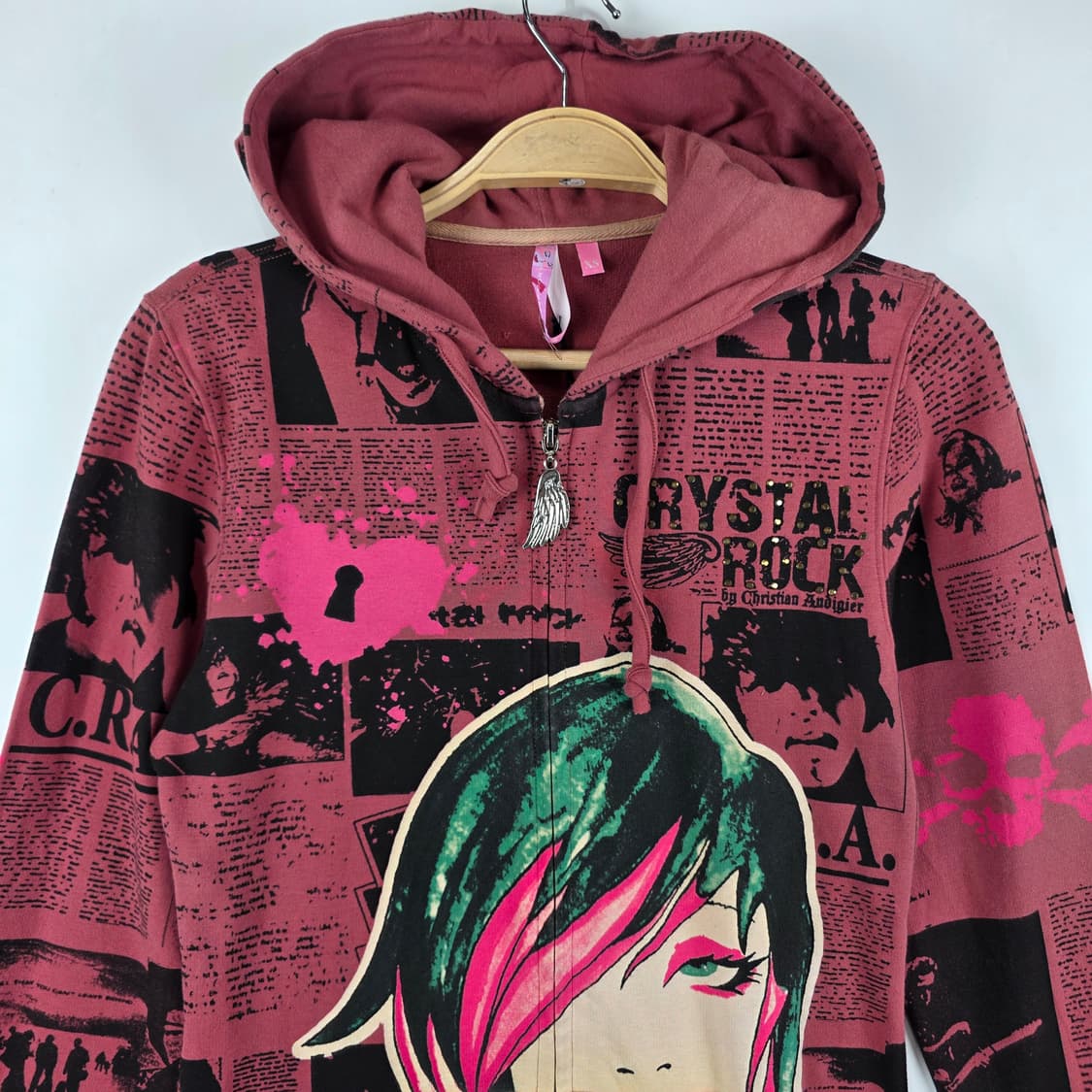 펑키 락 후드 집업 상품이미지2