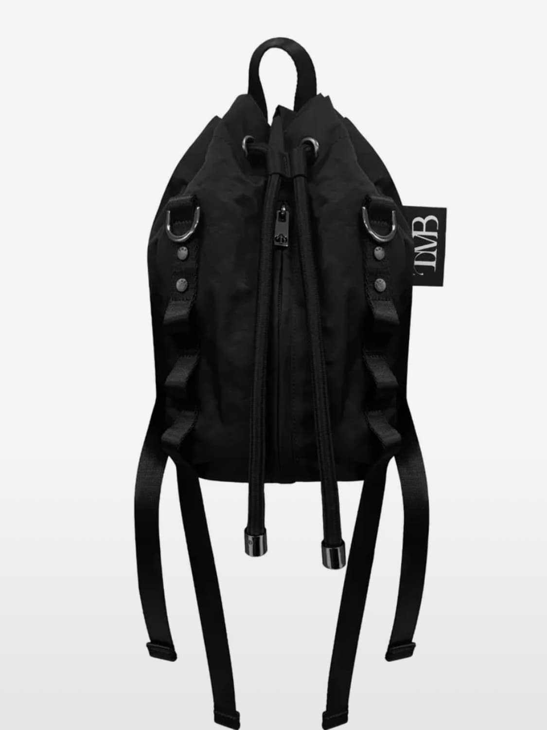 트리밍버드 드로우스트링 미니 백팩 블랙 새상품 상품이미지1