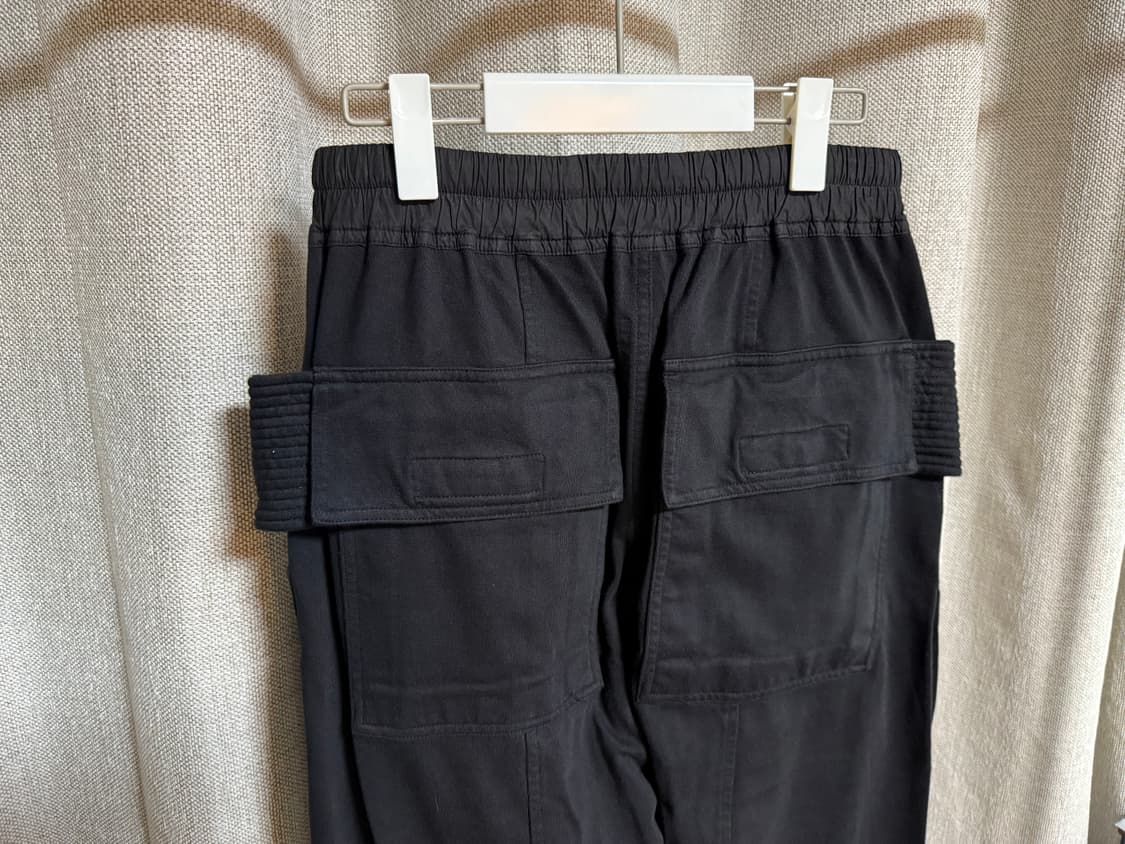 [S] 릭오웬스 다크쉐도우 Creatch 크리치 카고 팬츠 블랙 상품이미지5