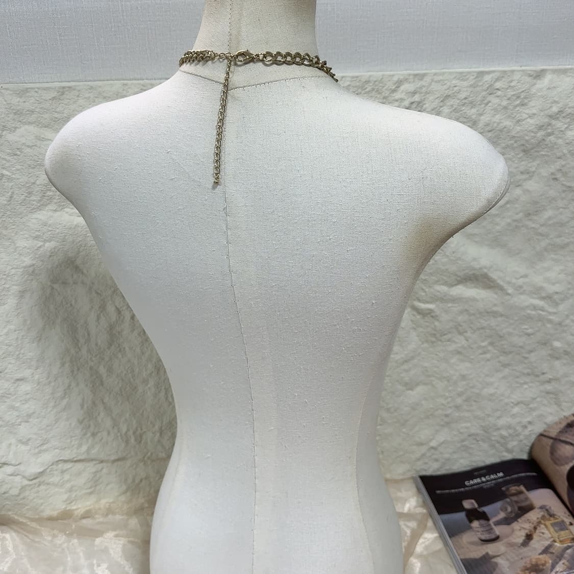 빈티지 Cascade 계단폭포 쿠바체인 바디체인 목걸이 상품이미지3