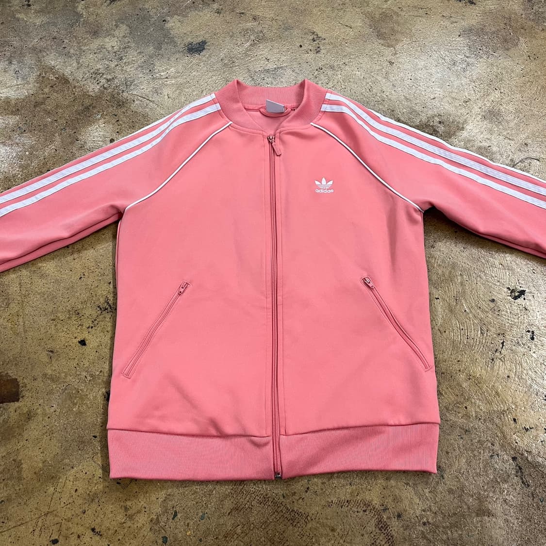 아디다스 딸기우유 핑크 슈퍼스타 져지 트랙탑  상품이미지3