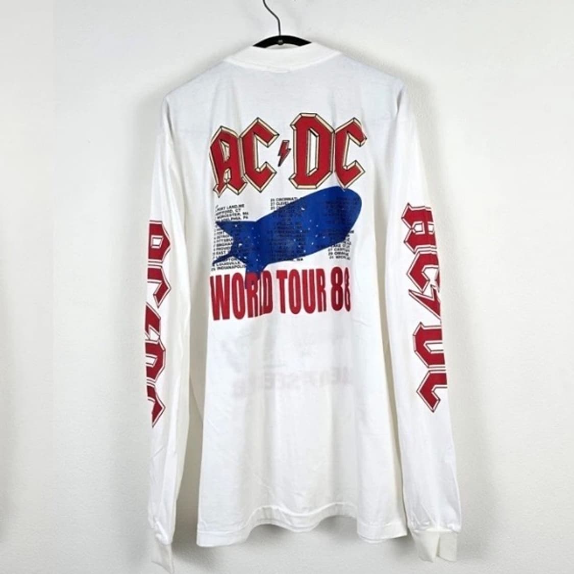 (rep) 빈티지 ACDC 롱슬리브 rd 상품이미지2