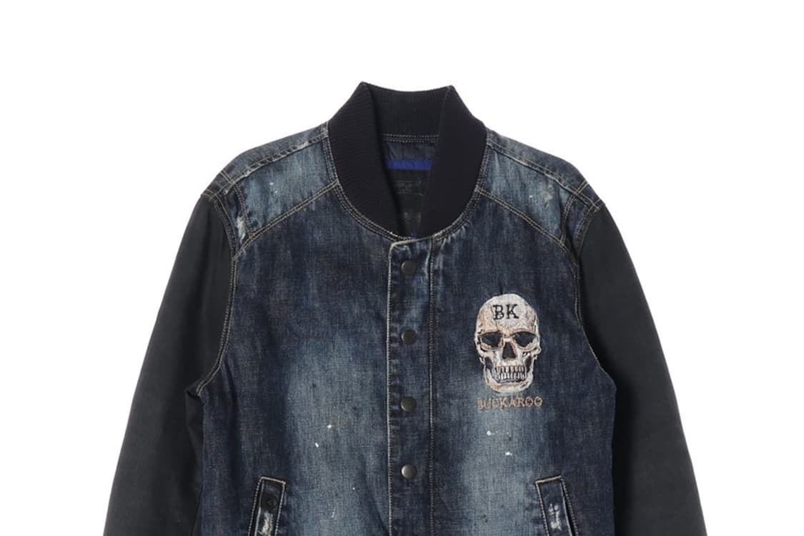 버커루 빈티지 데님 봄버 L 상품이미지4