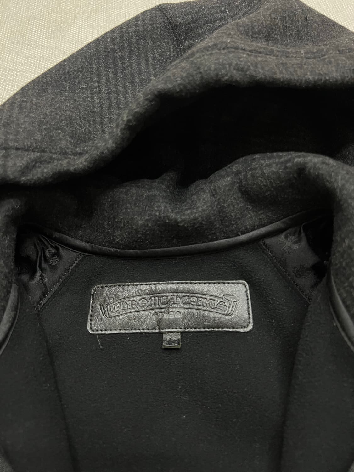 크롬하츠 크로스패치 레더 자켓 상품이미지5