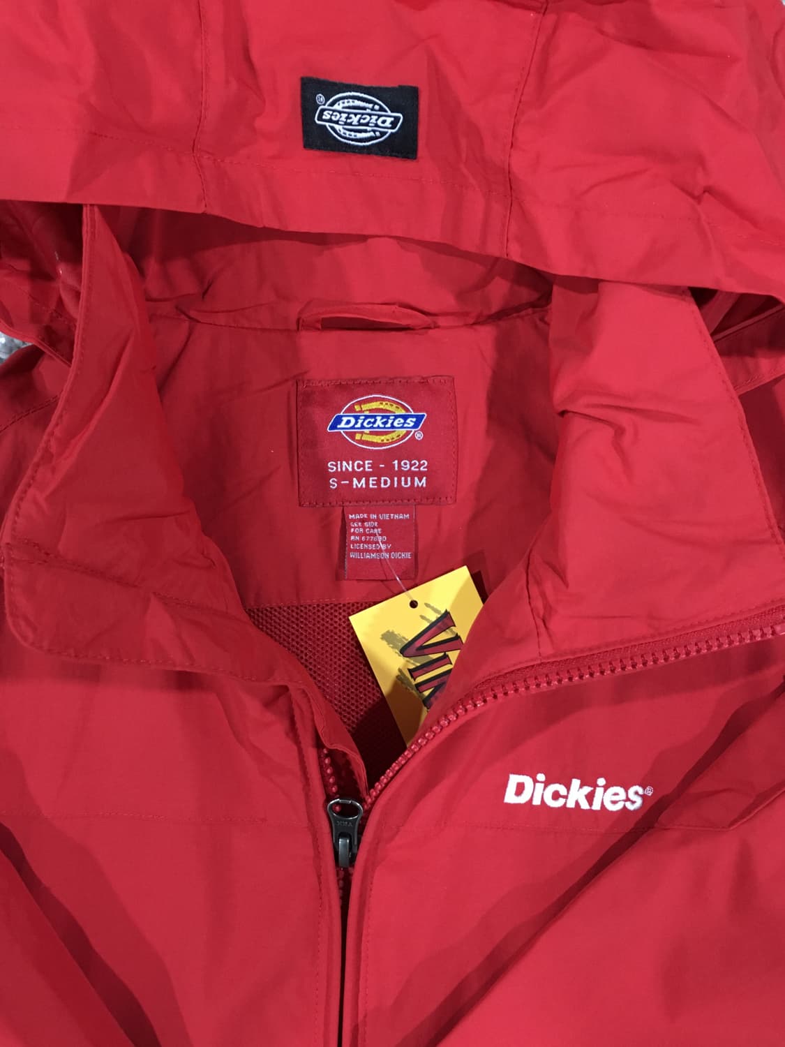 디키즈 빨간색 후드 바람막이 자켓 상품이미지3