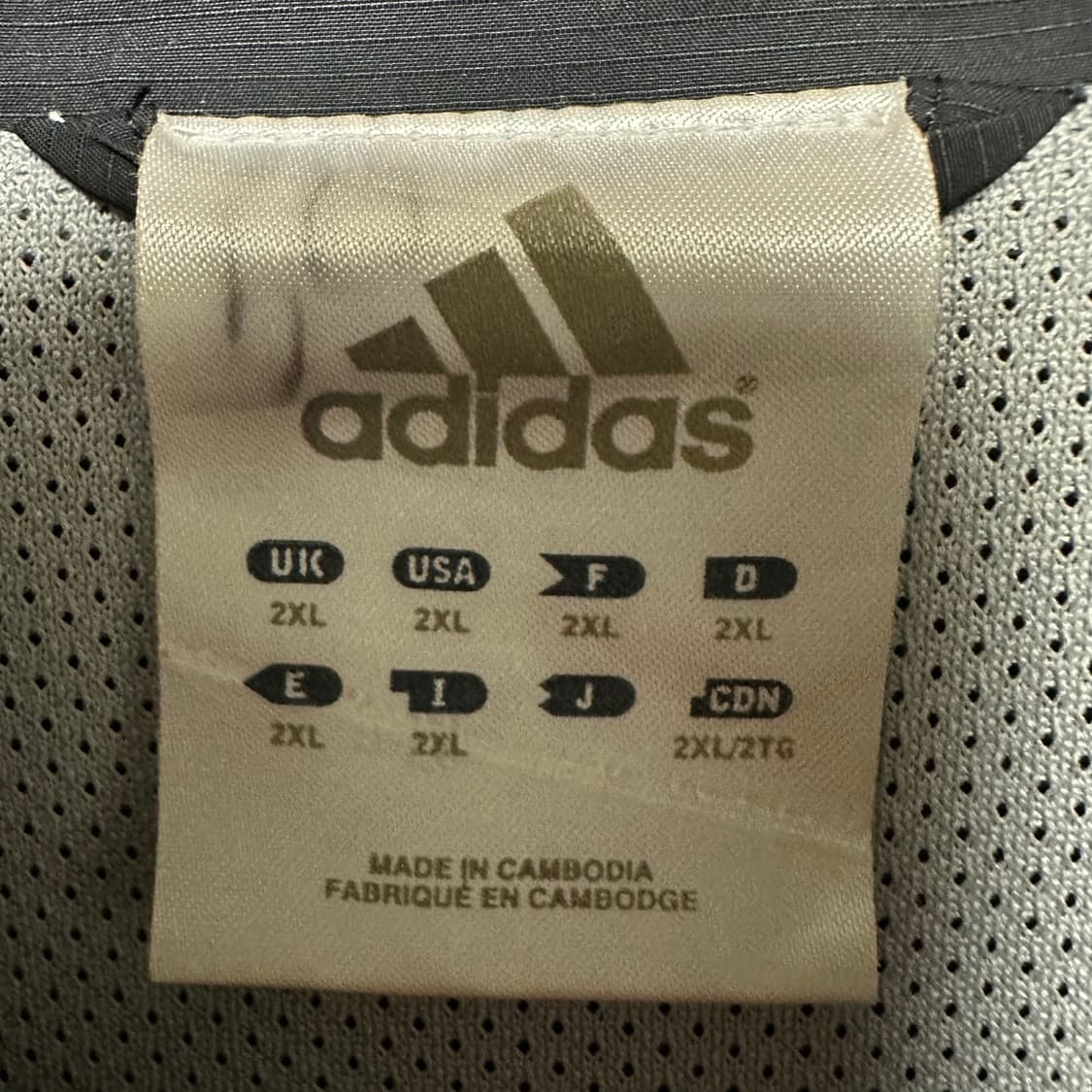 [2XL]아디다스 블랙 바람막이 상품이미지4
