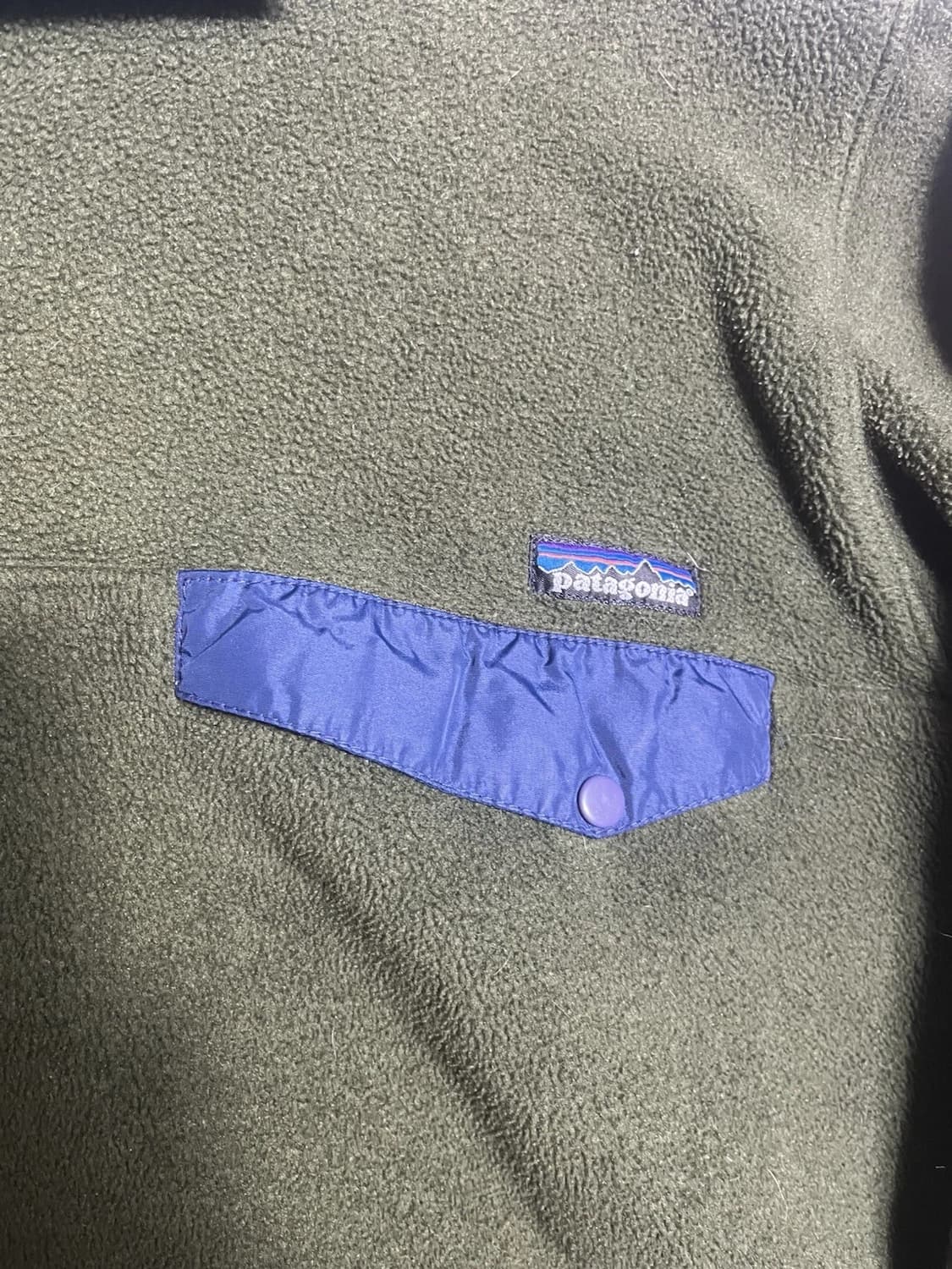 90s 파타고니아 신칠라 스냅-티 플리스 풀오버 상품이미지3