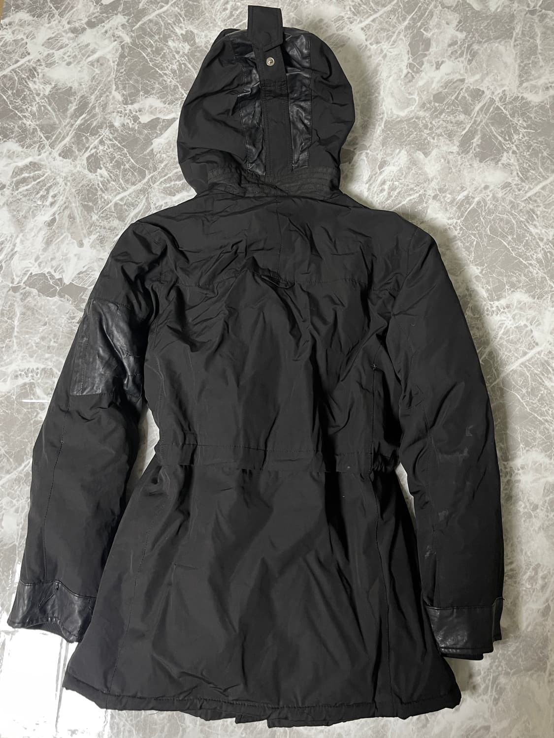 leather stitch hoody jacket 상품이미지7