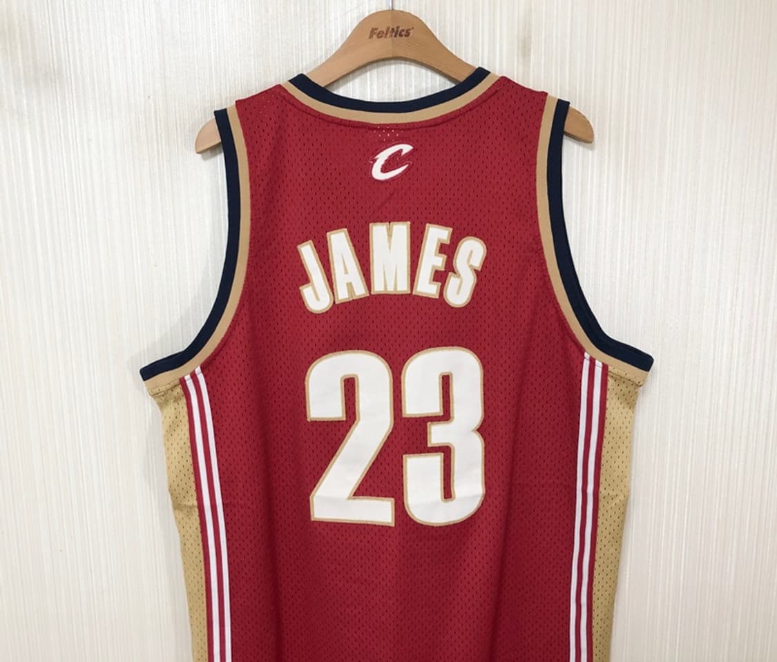 NBA 아디다스 클리블랜드 캐벌리어스 스윙맨져지 L #23 르브론제임스 상품이미지9