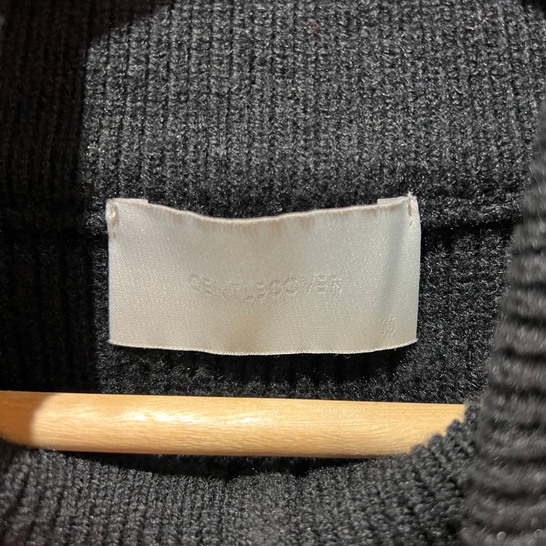 Gentle Cover 니트 집업 상품이미지3