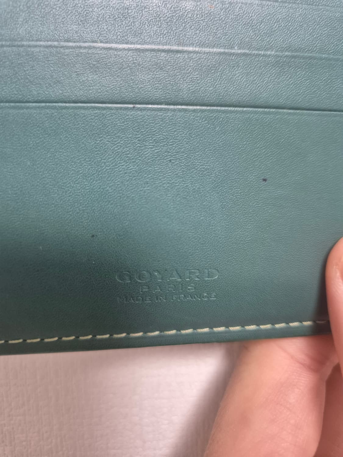고야드 빅투아르 지갑 그린 상품이미지4
