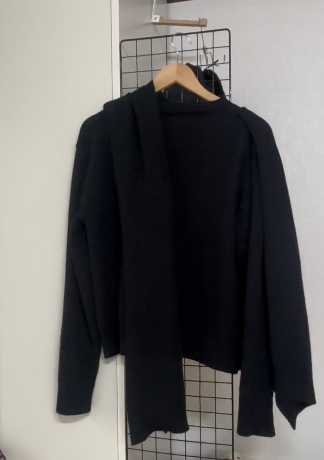 GBH 22WI TASMANIA MUFFLER KNIT Black 상품이미지5