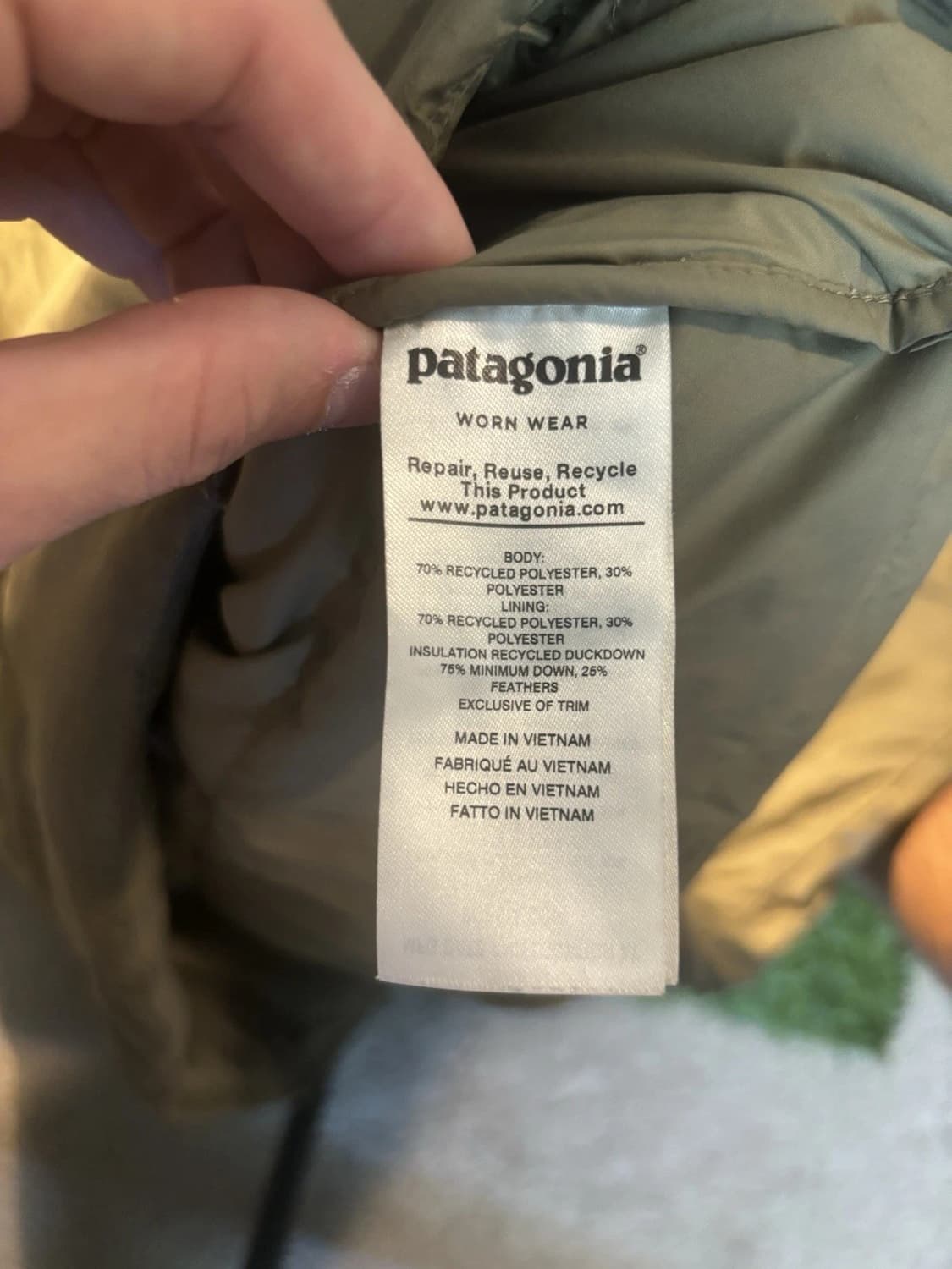 파타고니아 남성용 사일런트 후디 패딩 상품이미지5