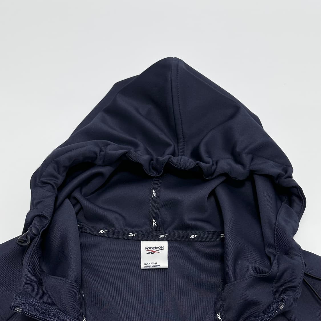 리복 져지 후드집업 네이비 트레이닝복 상품이미지5