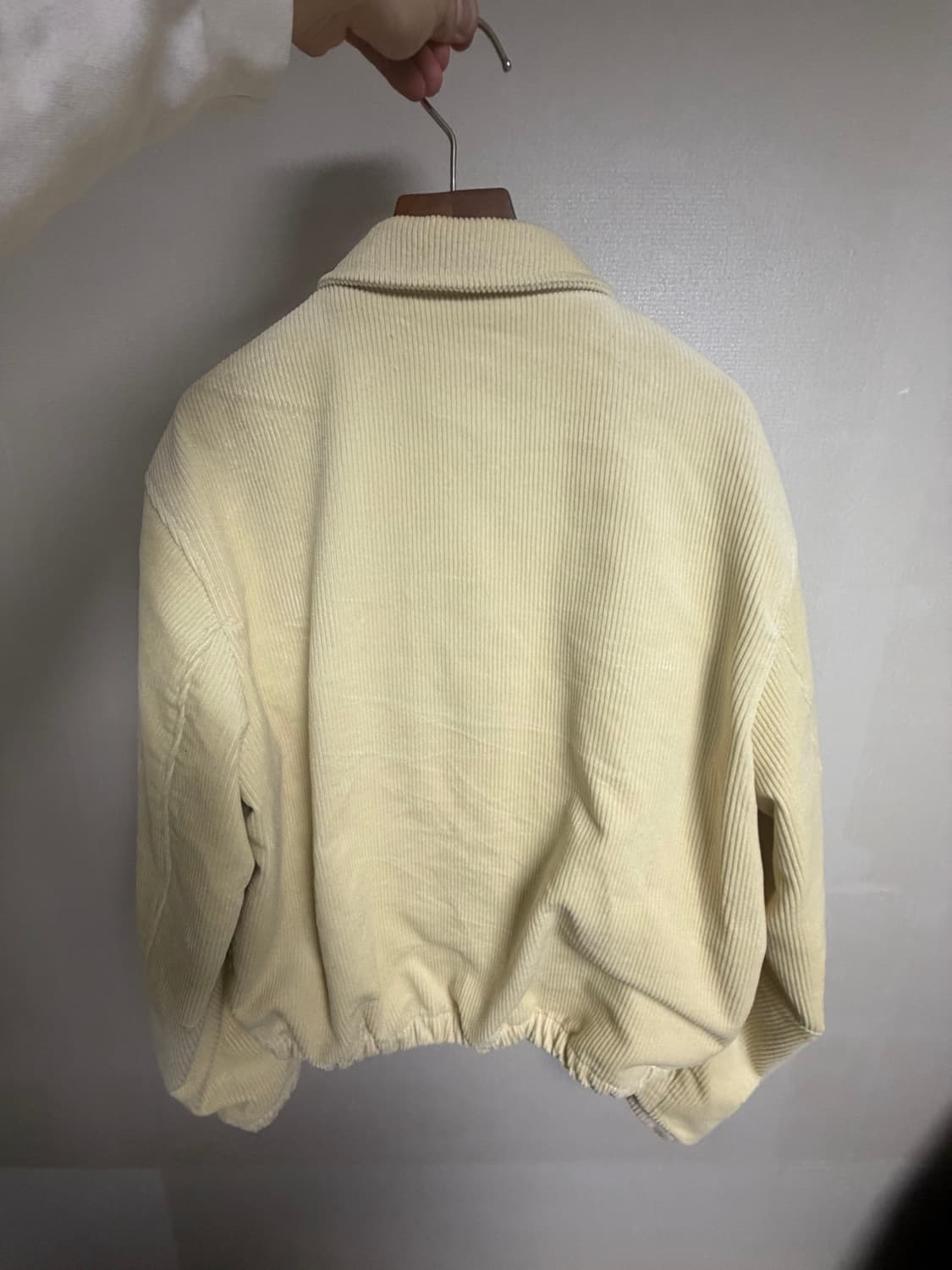 STU 에스티유 스트랩 코듀로이 자켓 아이보리 L 상품이미지4
