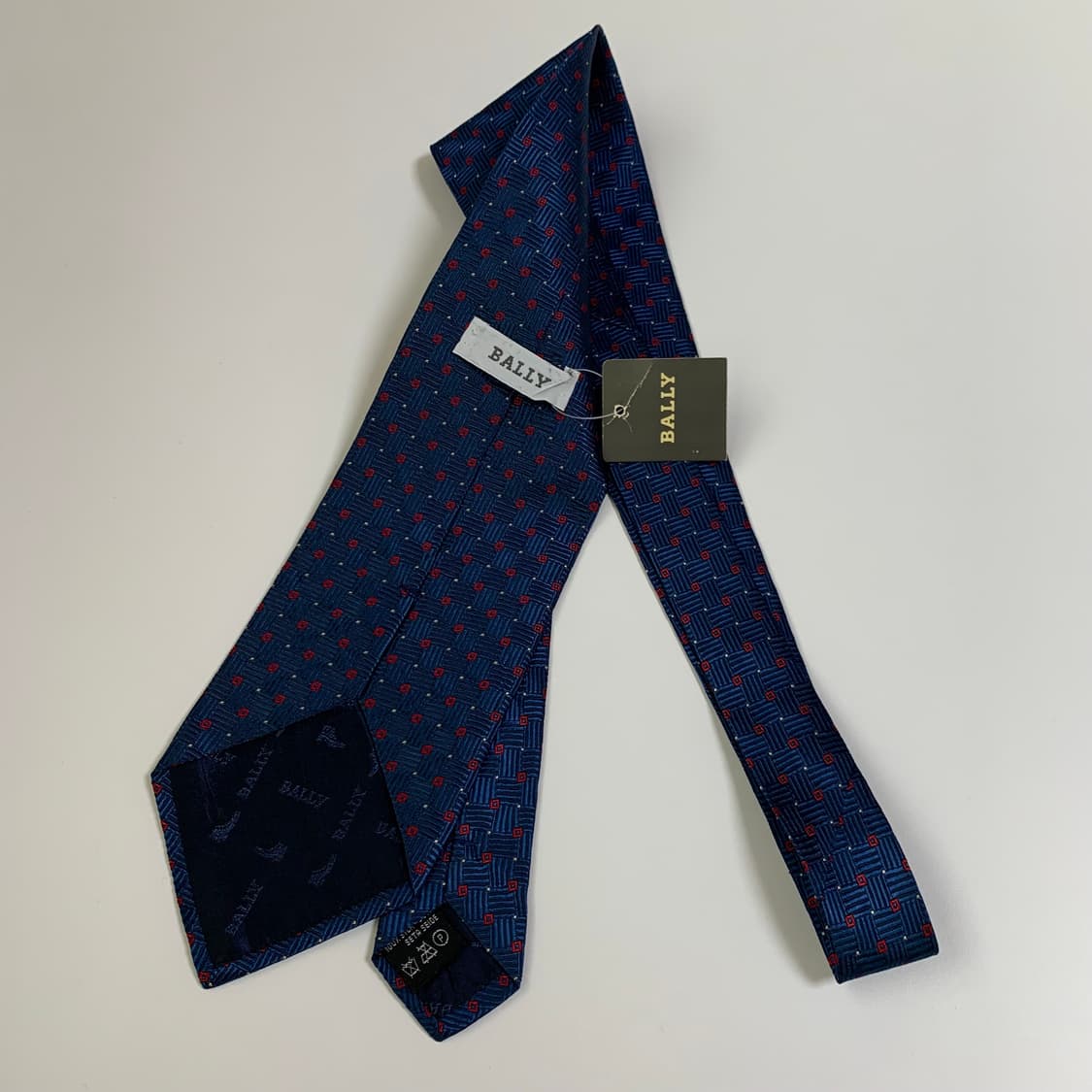 발리(BALLY) 택 달린 미사용품 빈티지넥타이 명품 100실크 상품이미지9