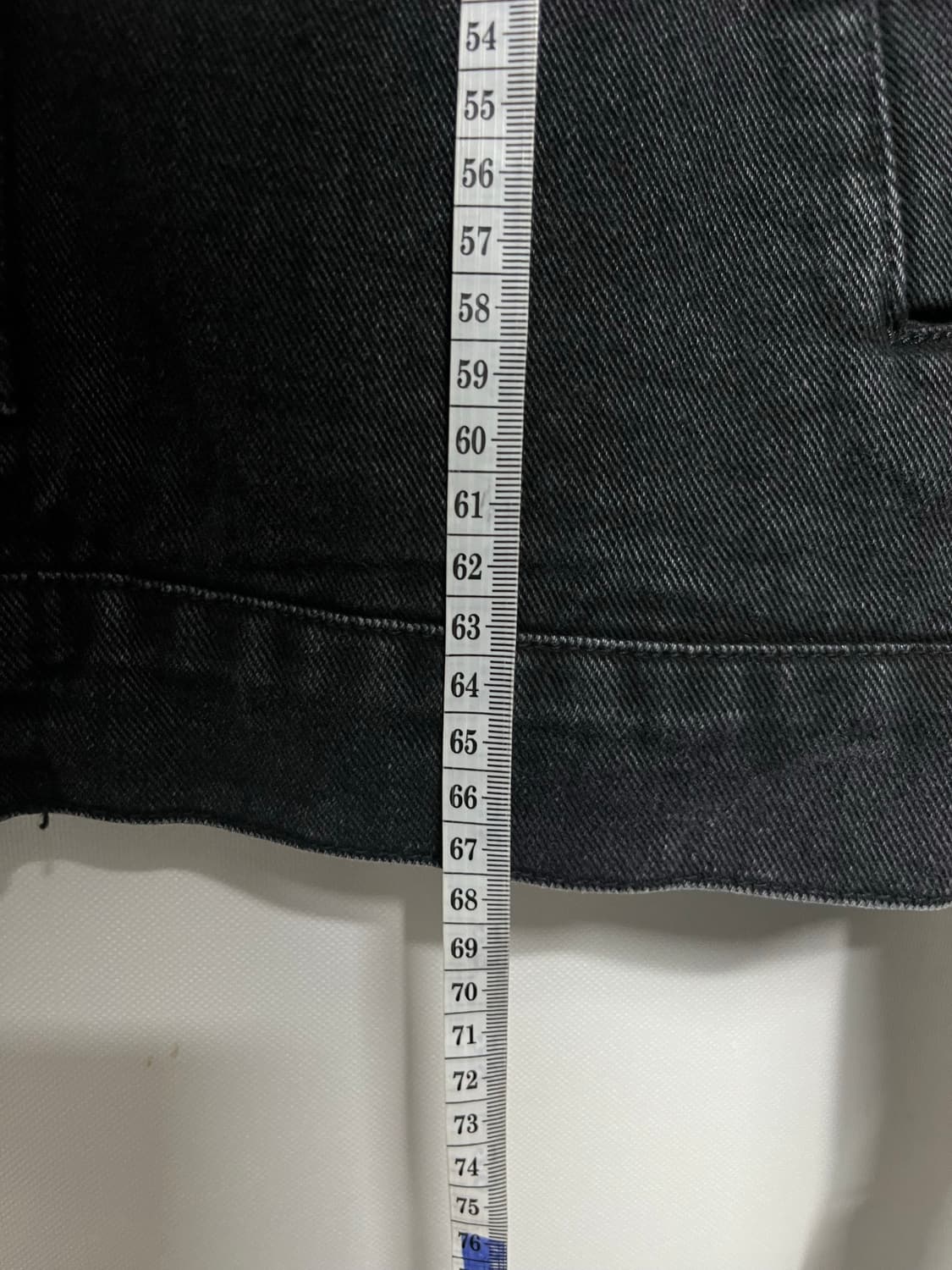 넥스트도어립스 블랙 데님 자켓 2사이즈 상품이미지5