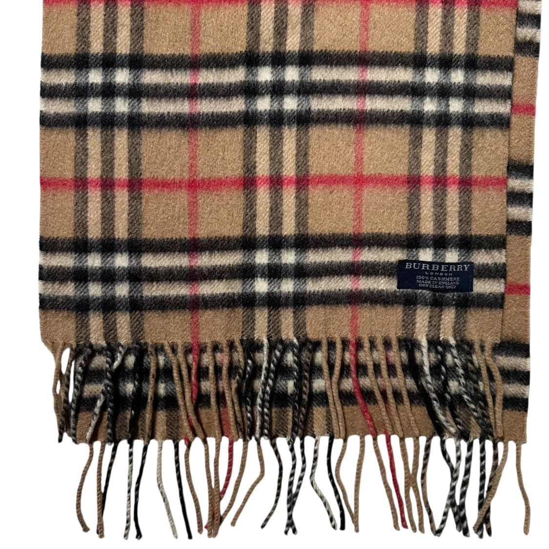 버버리 캐시미어 100% 노바체크 머플러 목도리 상품이미지1