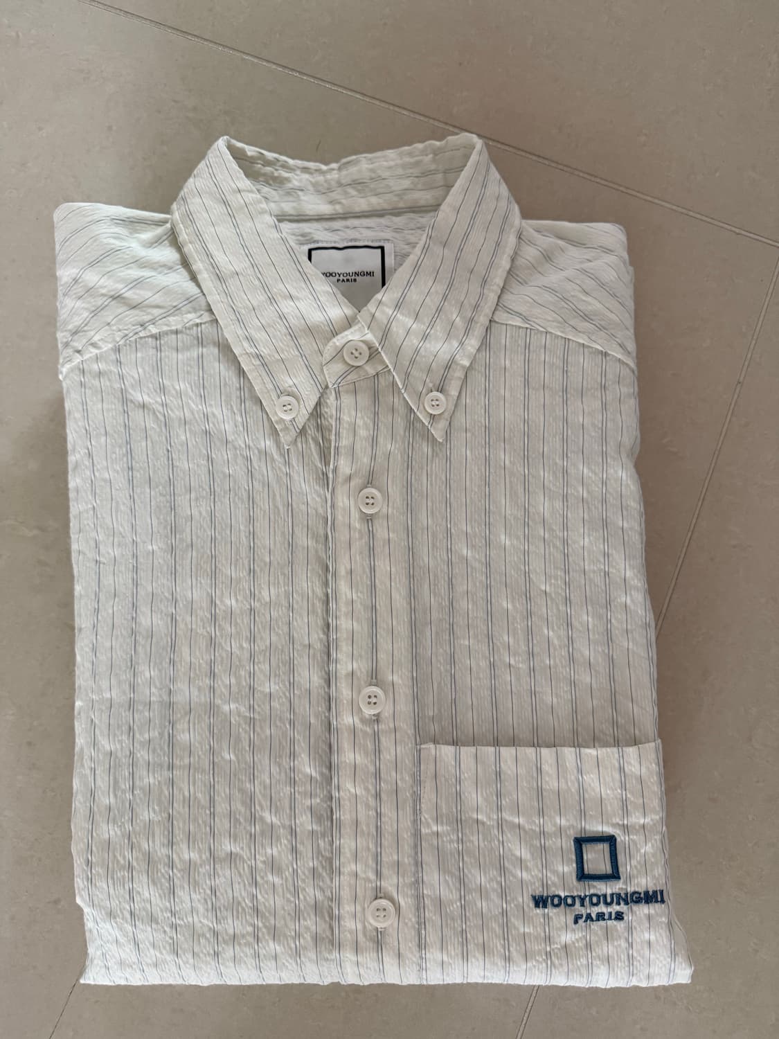 25SS 우영미 린넨 아이보리 셔츠 46 상품이미지2