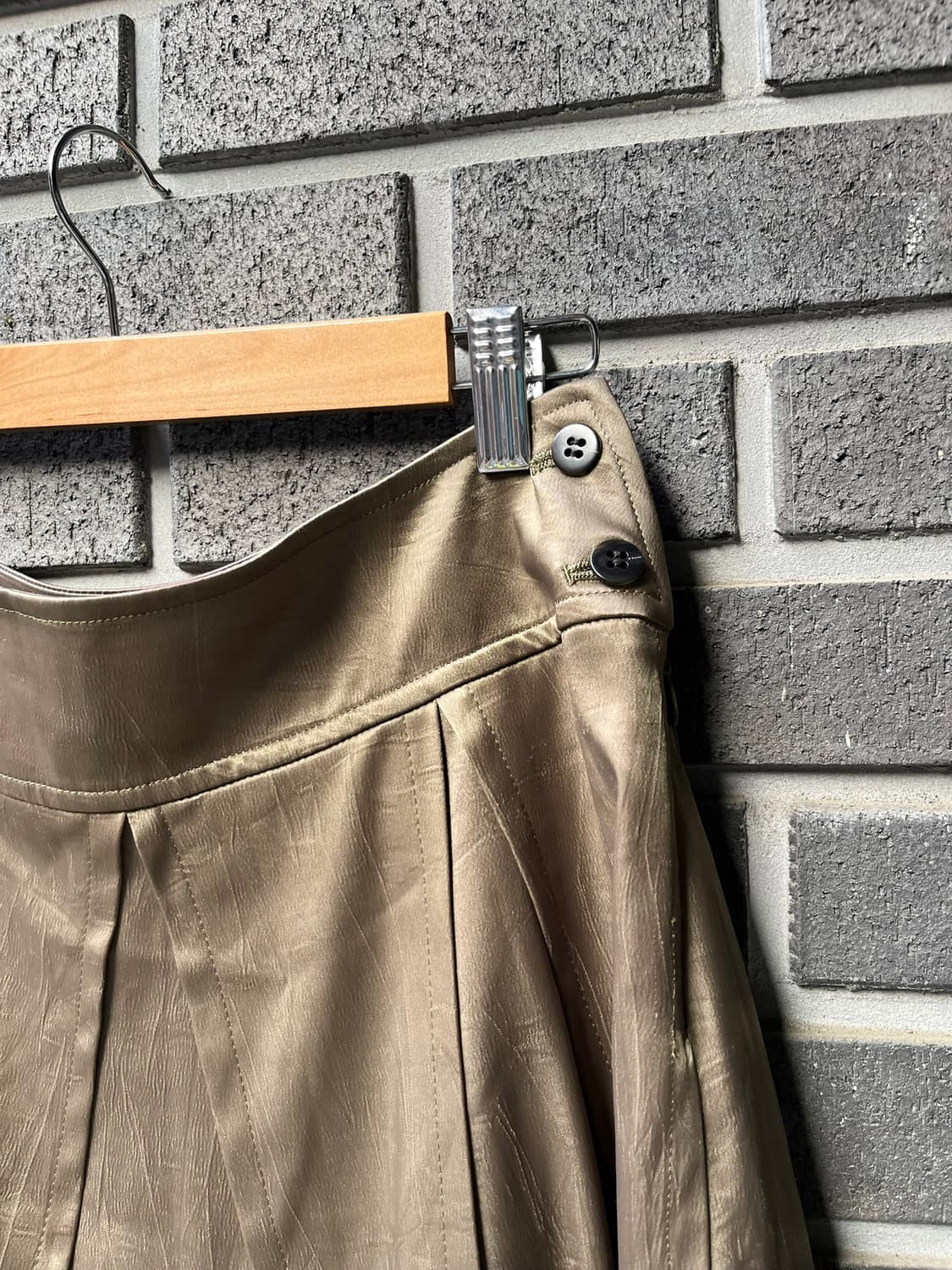 CARA 벌룬 스커트 올리브그린 상품이미지8