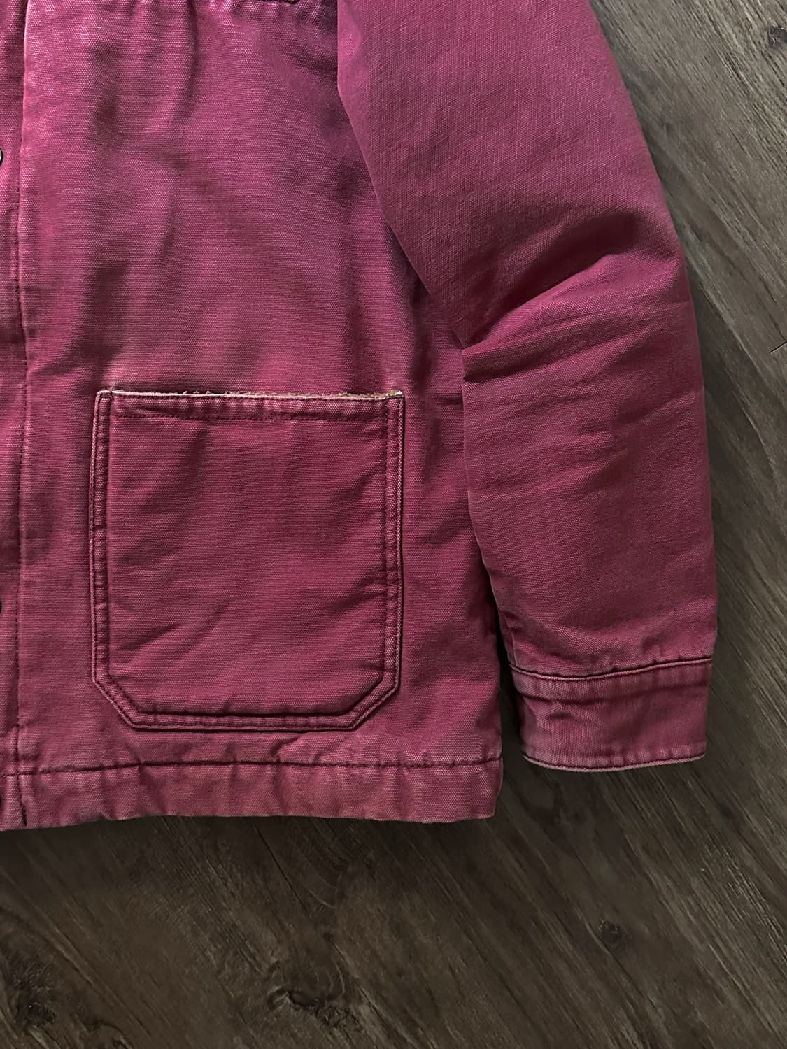 Pull & Bear 버건디 쉐르파 초어 자켓 상품이미지10