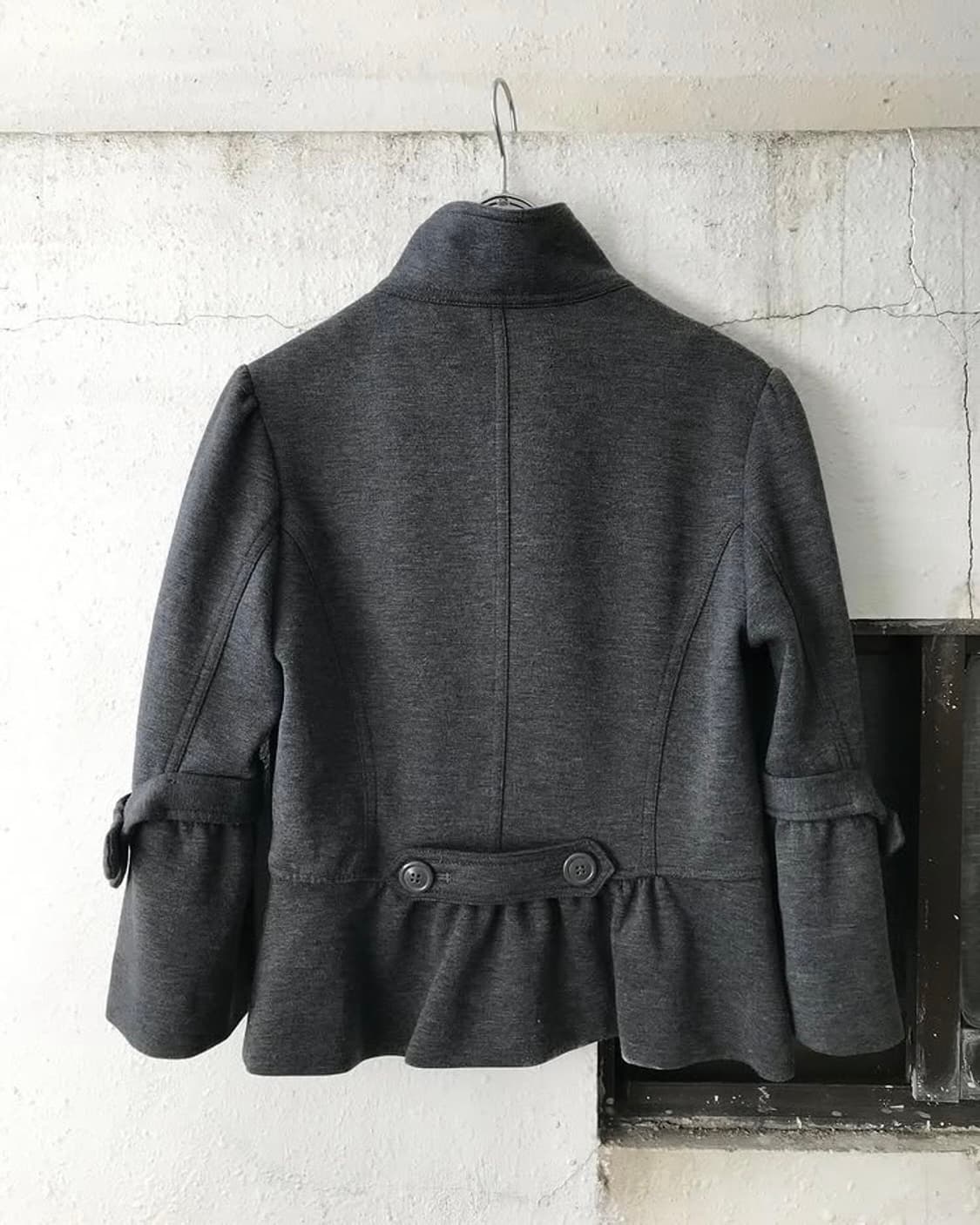 Vintage high neck half coat 상품이미지2