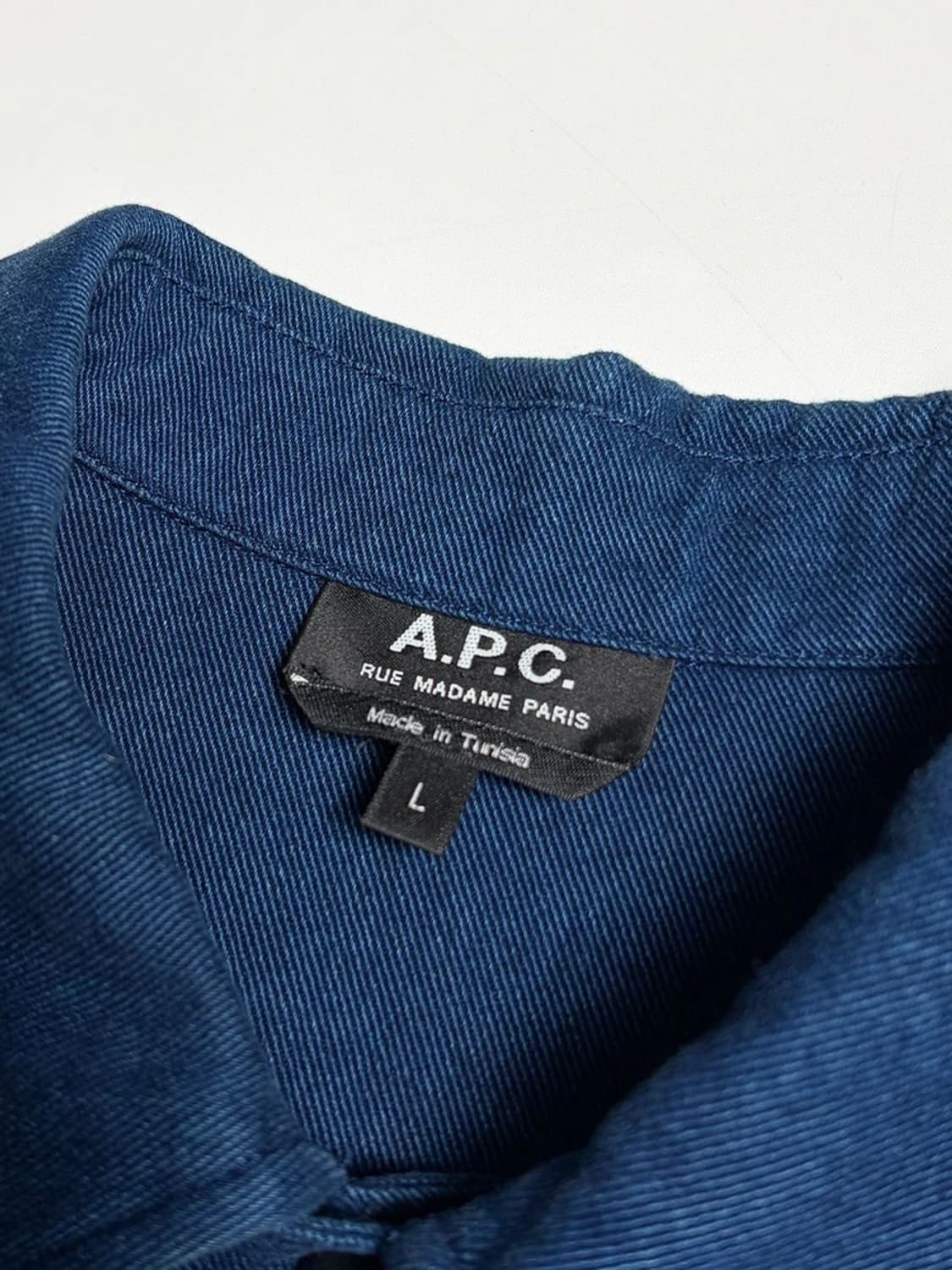 아페쎄 A.P.C. 하프 플래킷 포켓 코튼 셔츠 R1194 상품이미지6