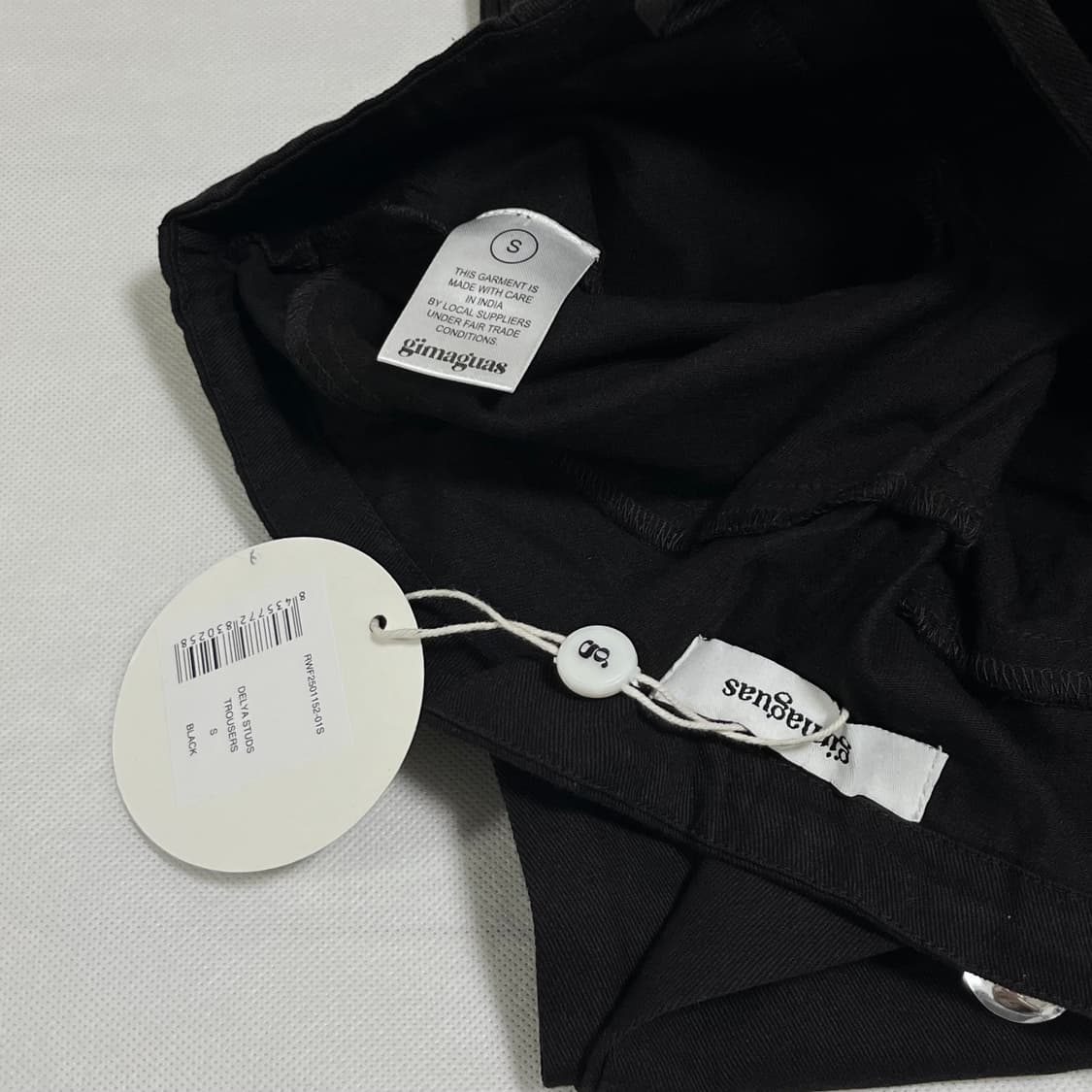 [S]기마구아스 Delya 스터드 팬츠/블랙 상품이미지4