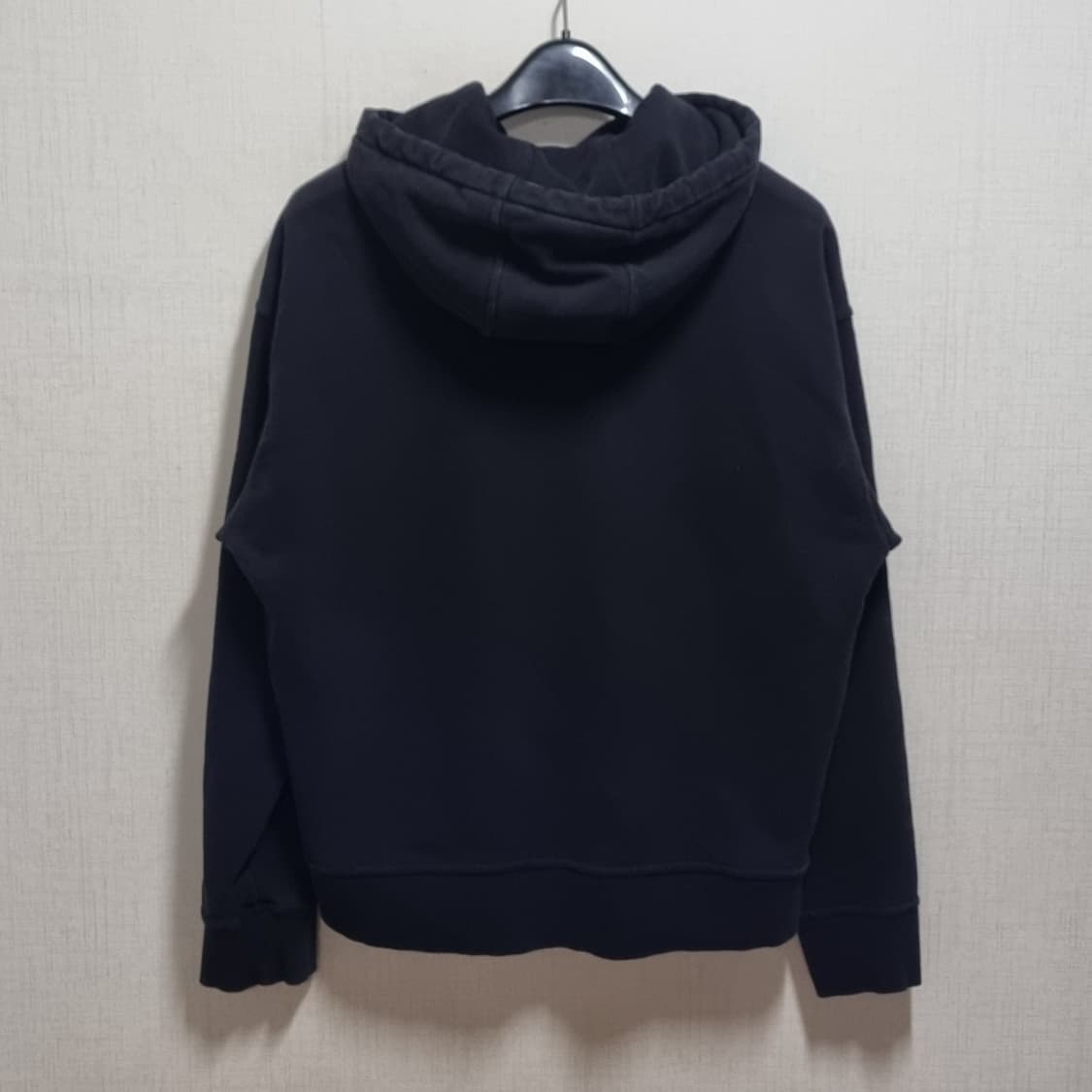 질샌더 블랙 오버핏 후드티 상품이미지3