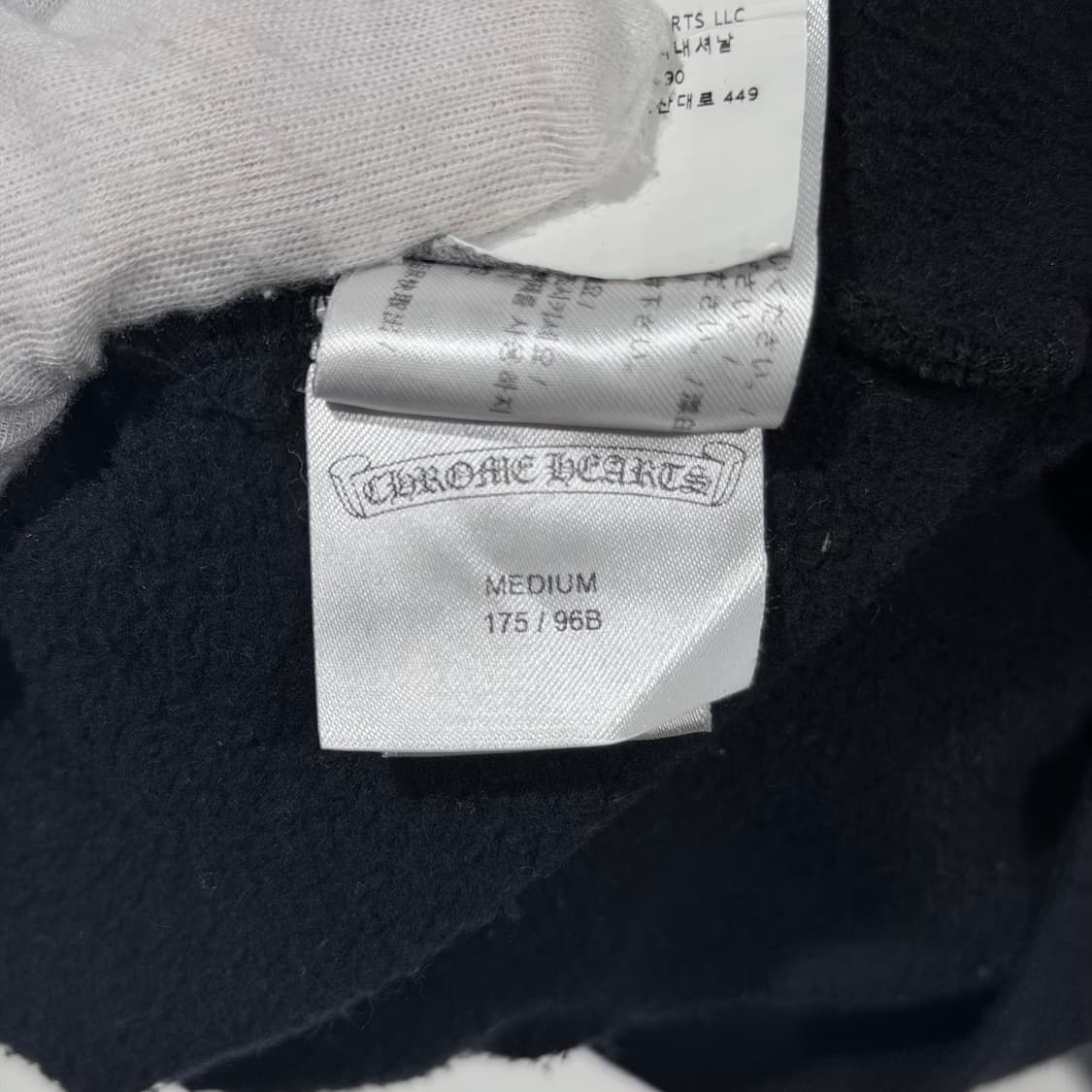 (A/M) / 크롬하츠 멀티 컬러 홀스슈 블랙 후드 집업 상품이미지9