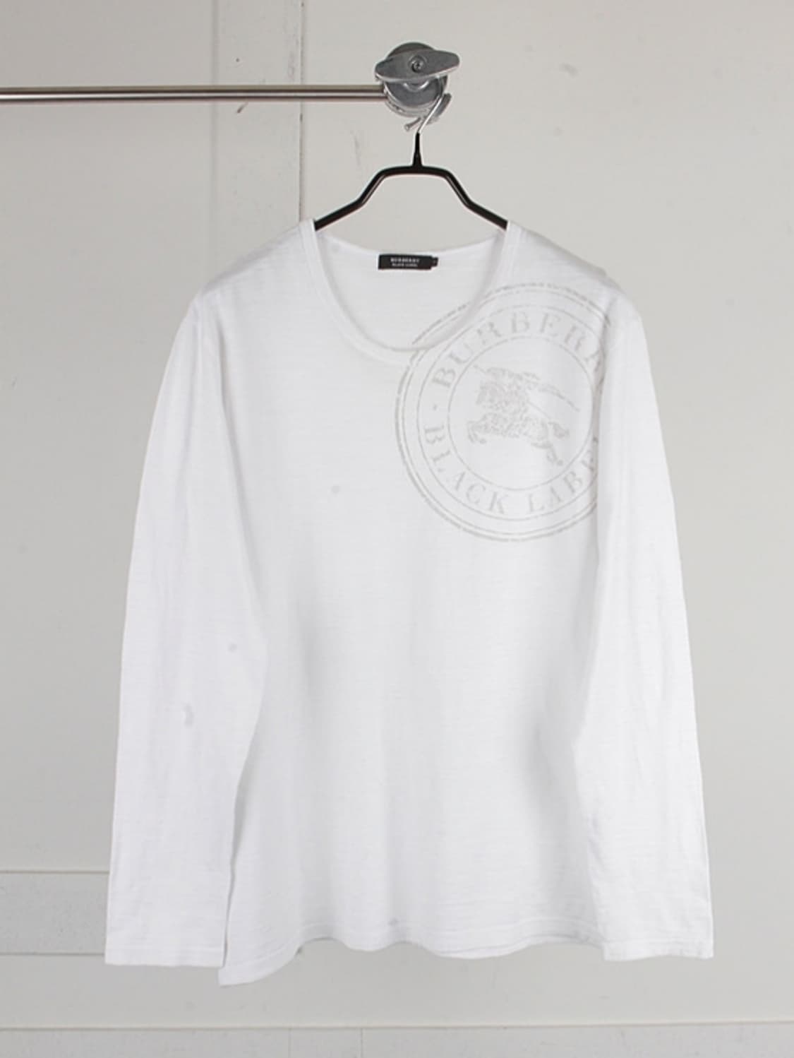 00년대 버버리 블랙 라벨 나이트 스탬프 롱슬리브 티셔츠 상품이미지2